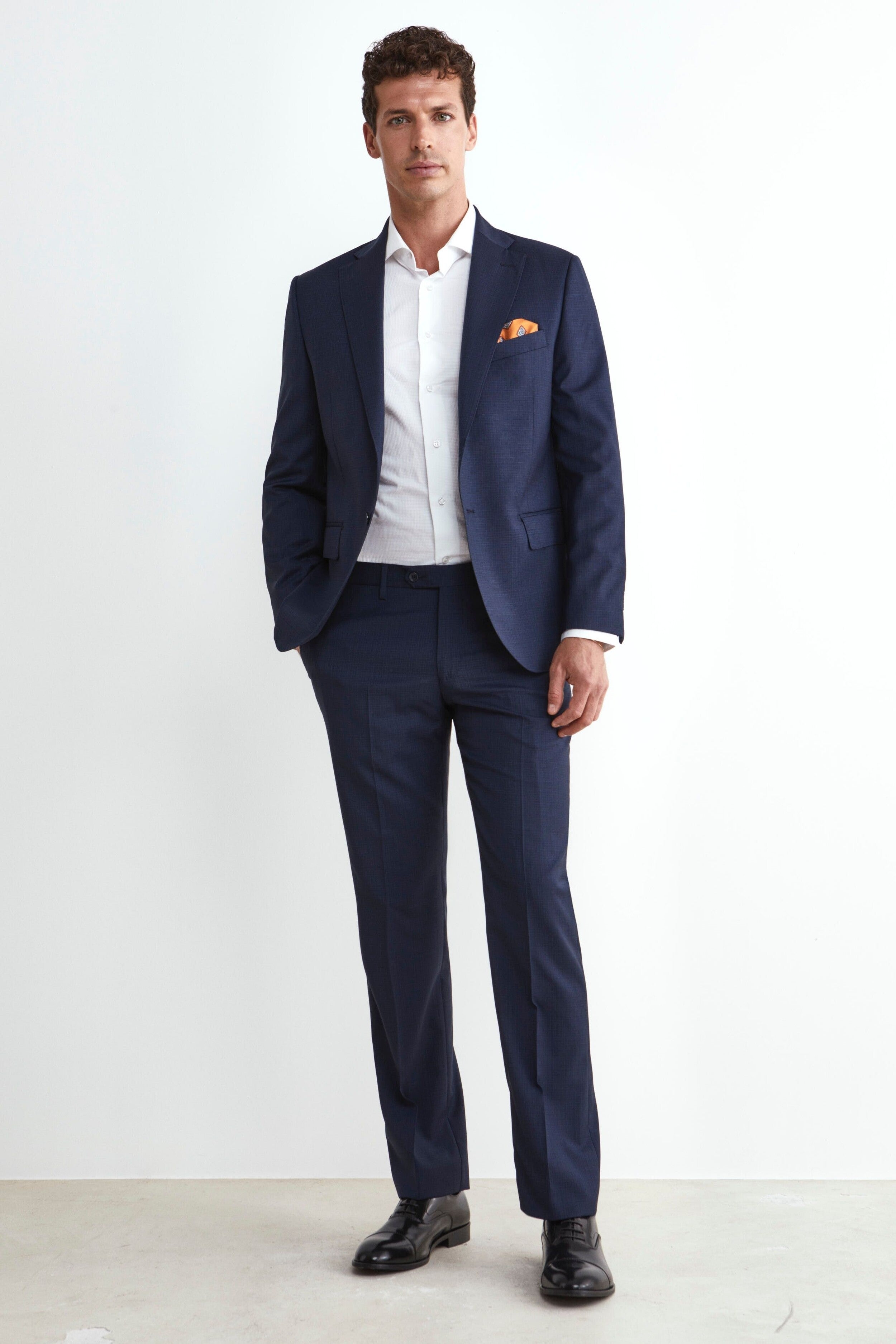 Abito Elegante Blu Check - FANT. BLU