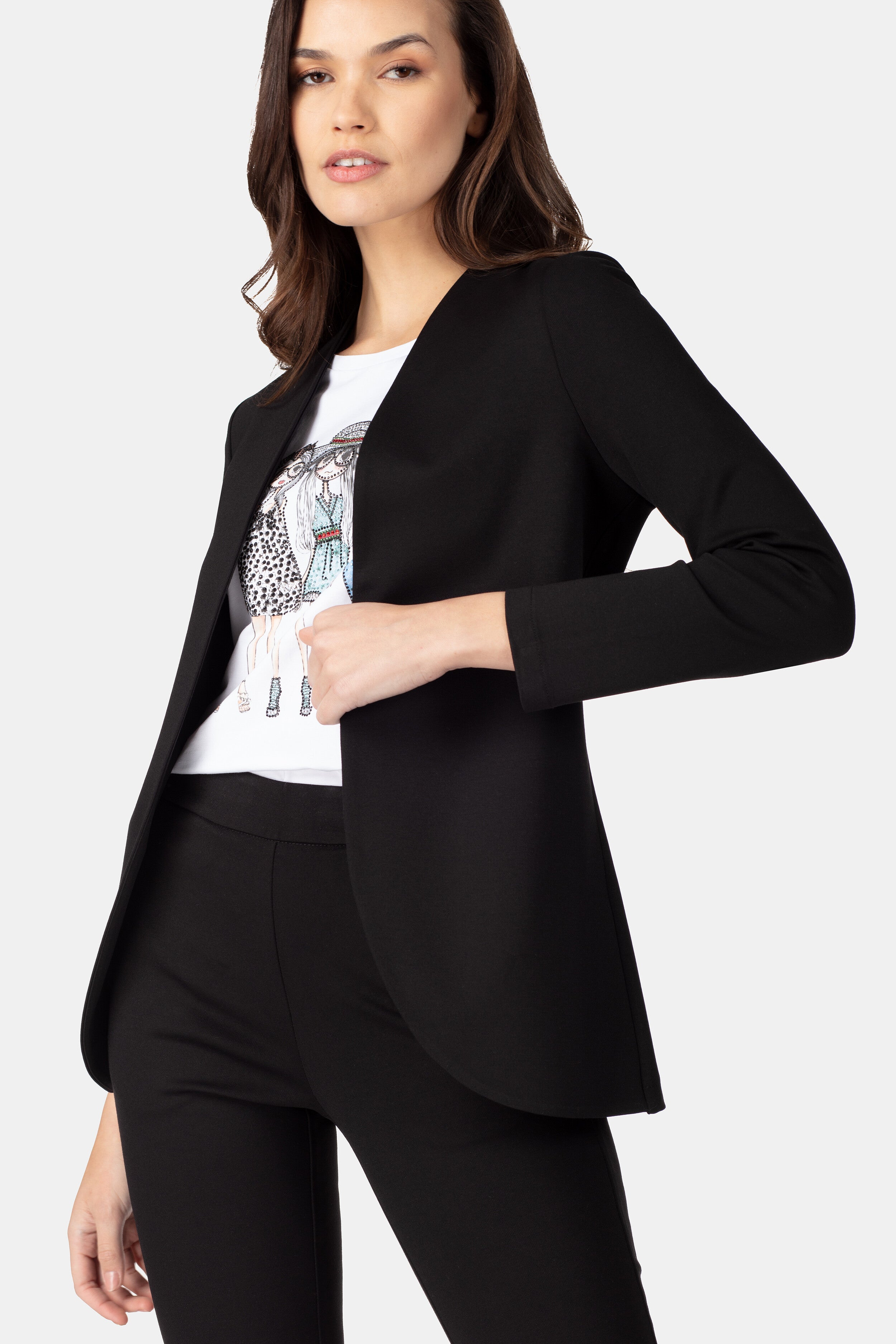 Blazer casual donna - NERO