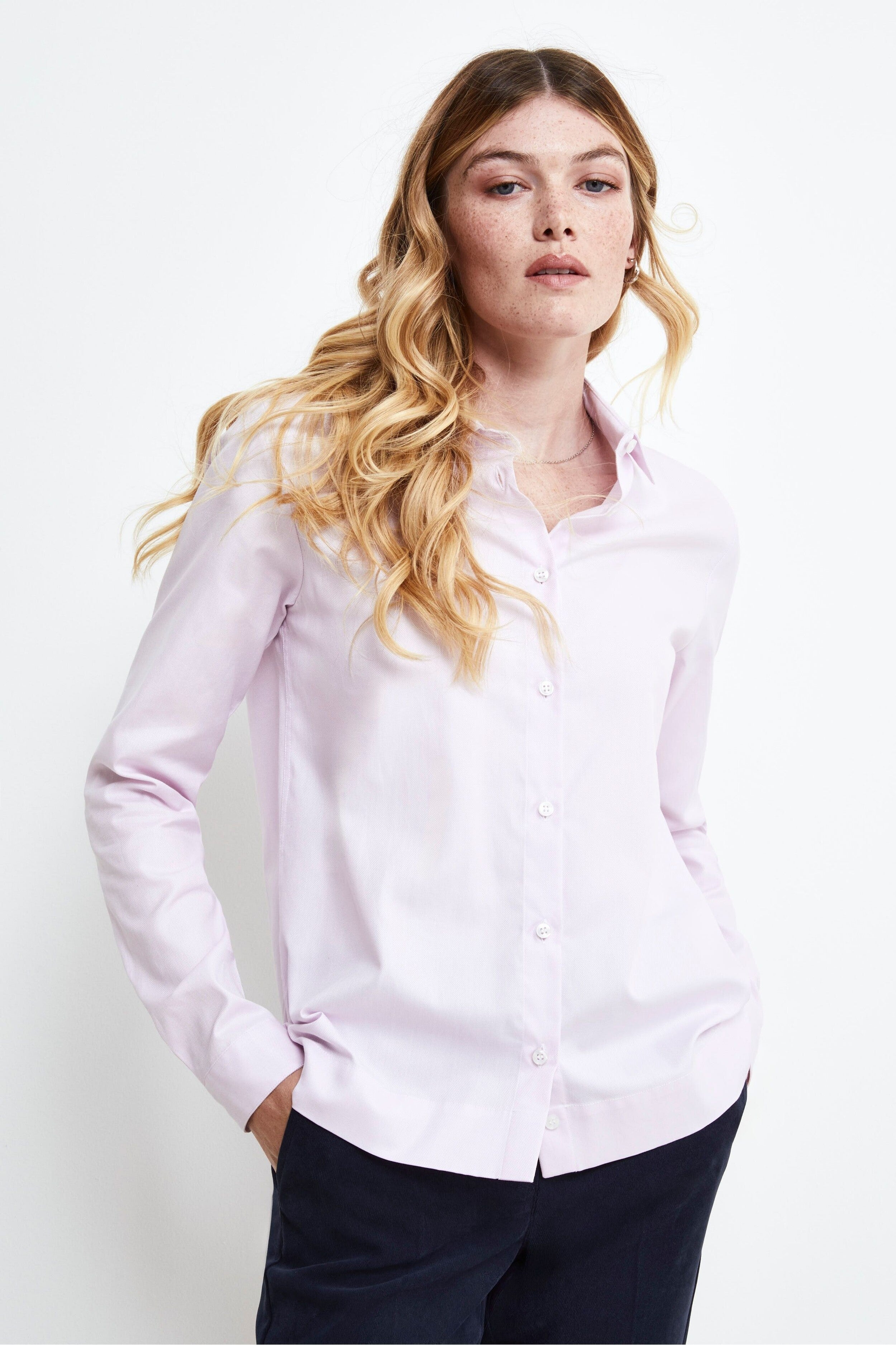Camicia Oxford in Cotone - ROSA