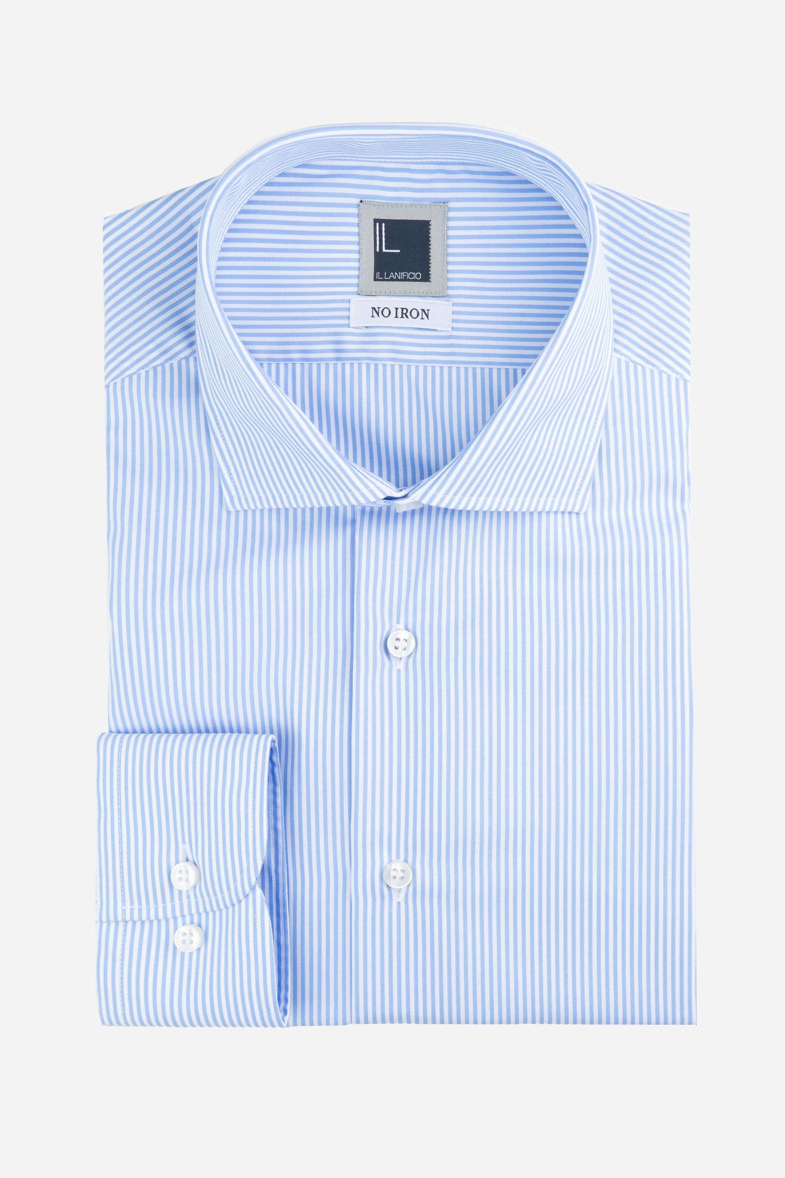 Camicia a righe azzurra - AZZURRO RIGATO