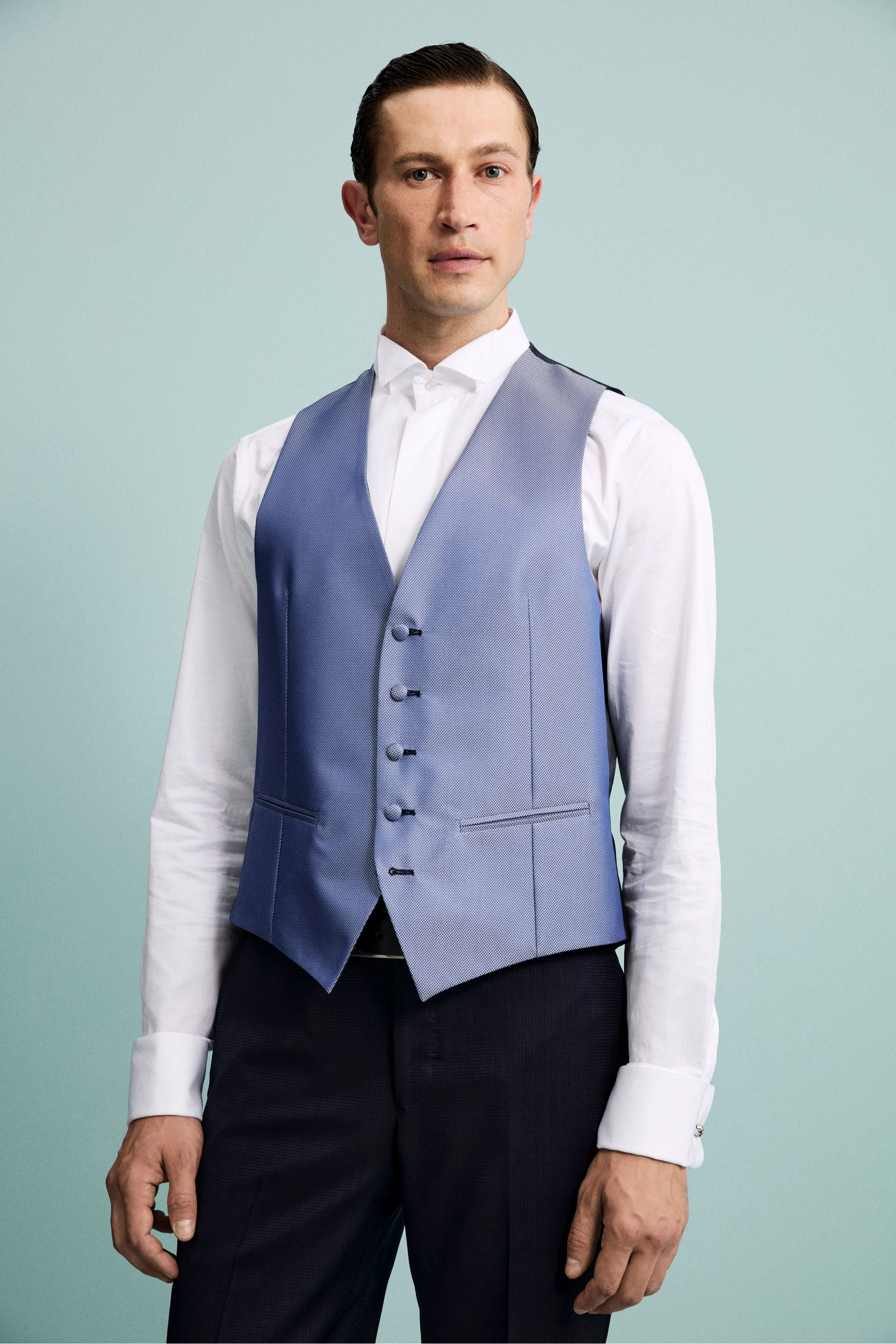 Gilet cerimonia blu - BLU ELETTRICO