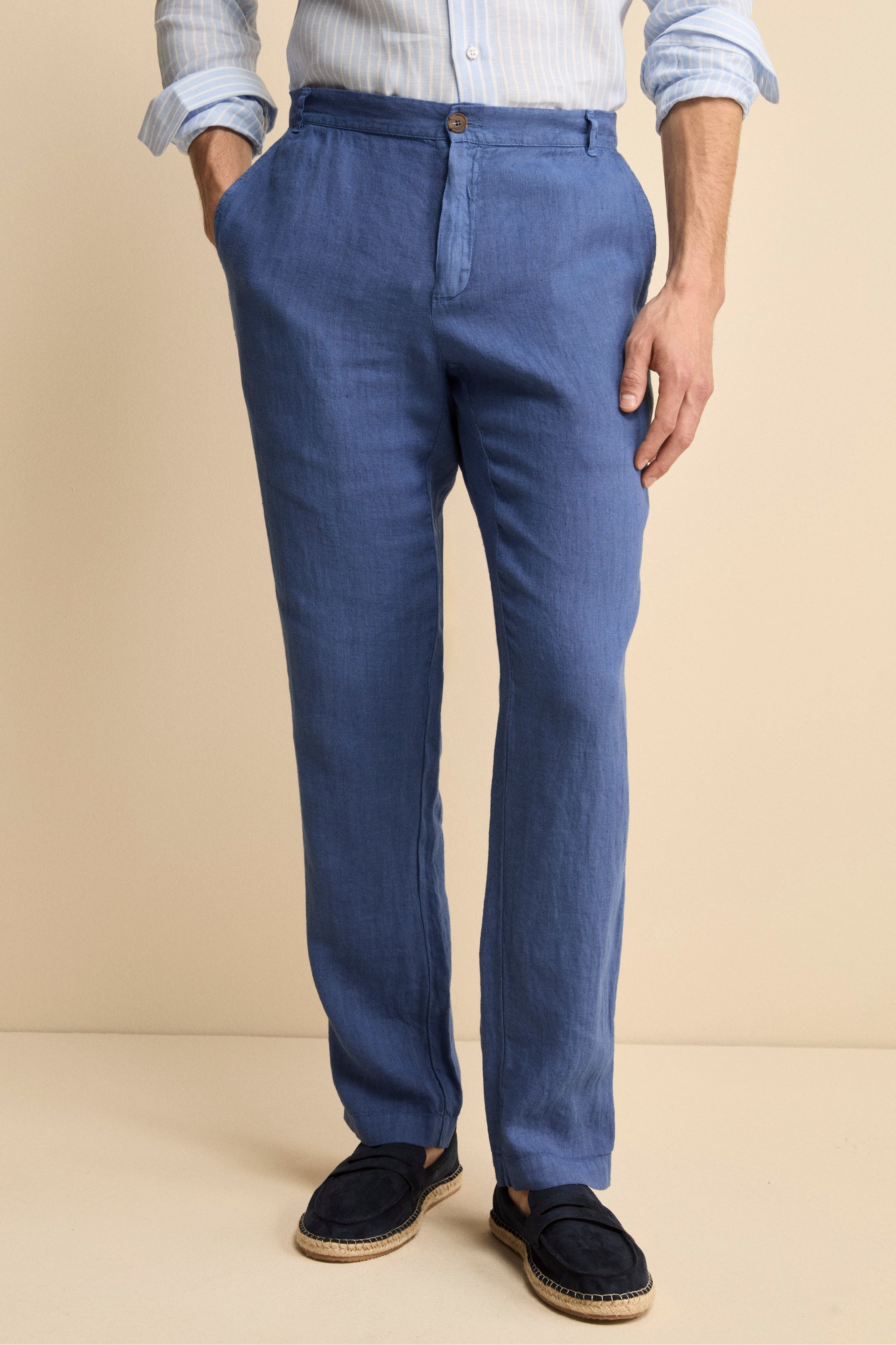 Pantalone Morbido in Lino - JEANS