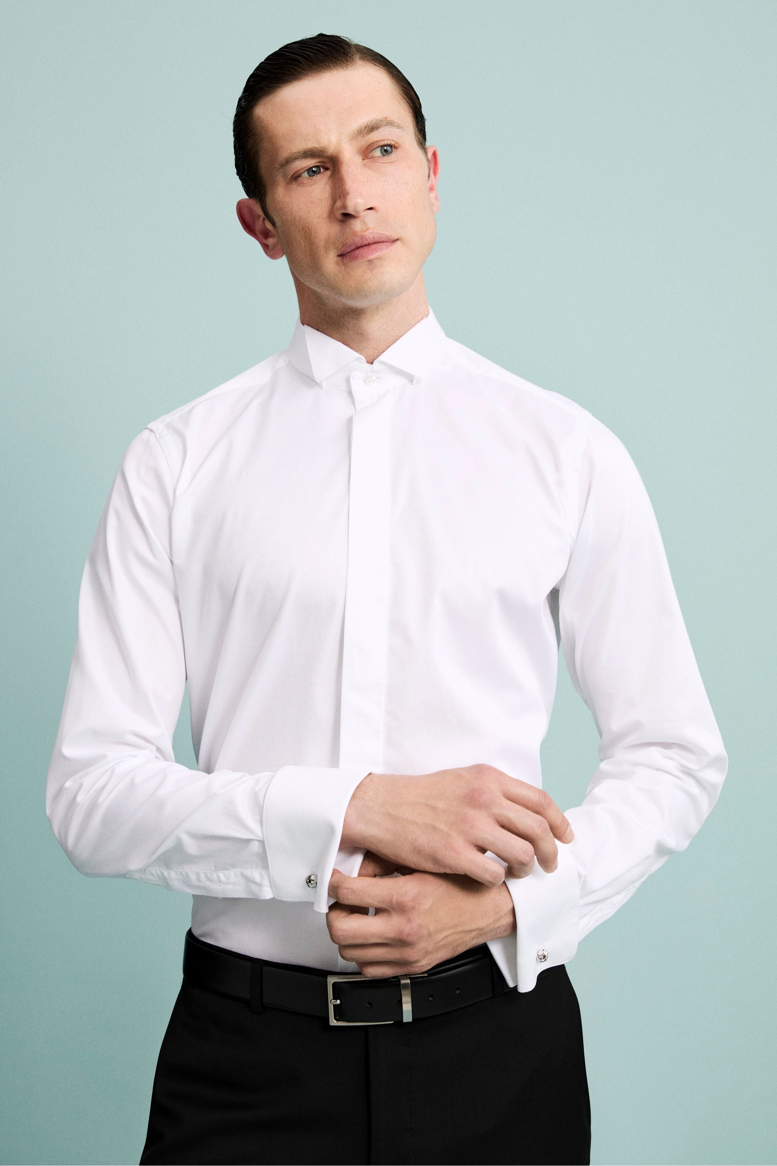 Camicia slim elegante - BIANCO