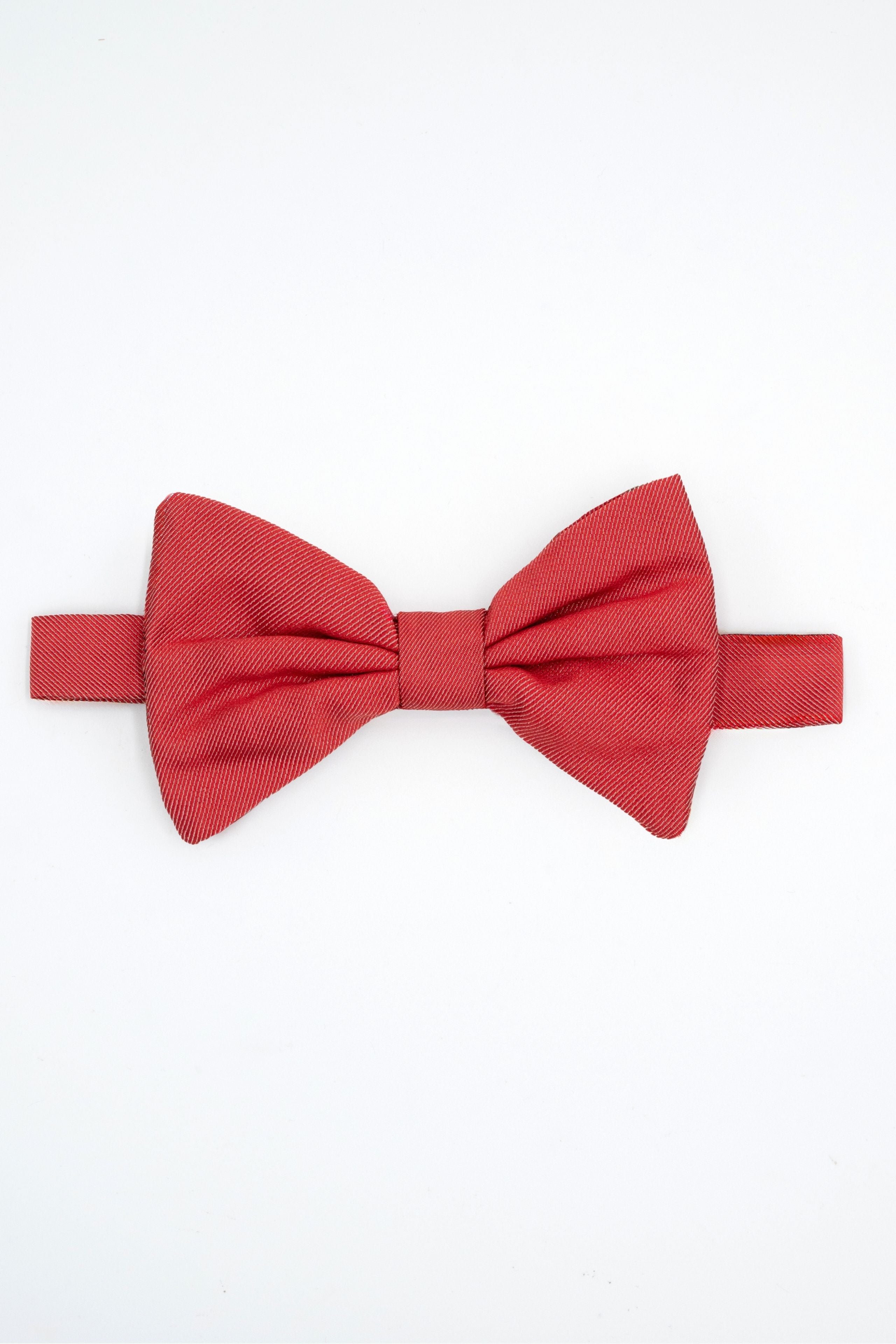 Bow Tie in Pure Silk - RED