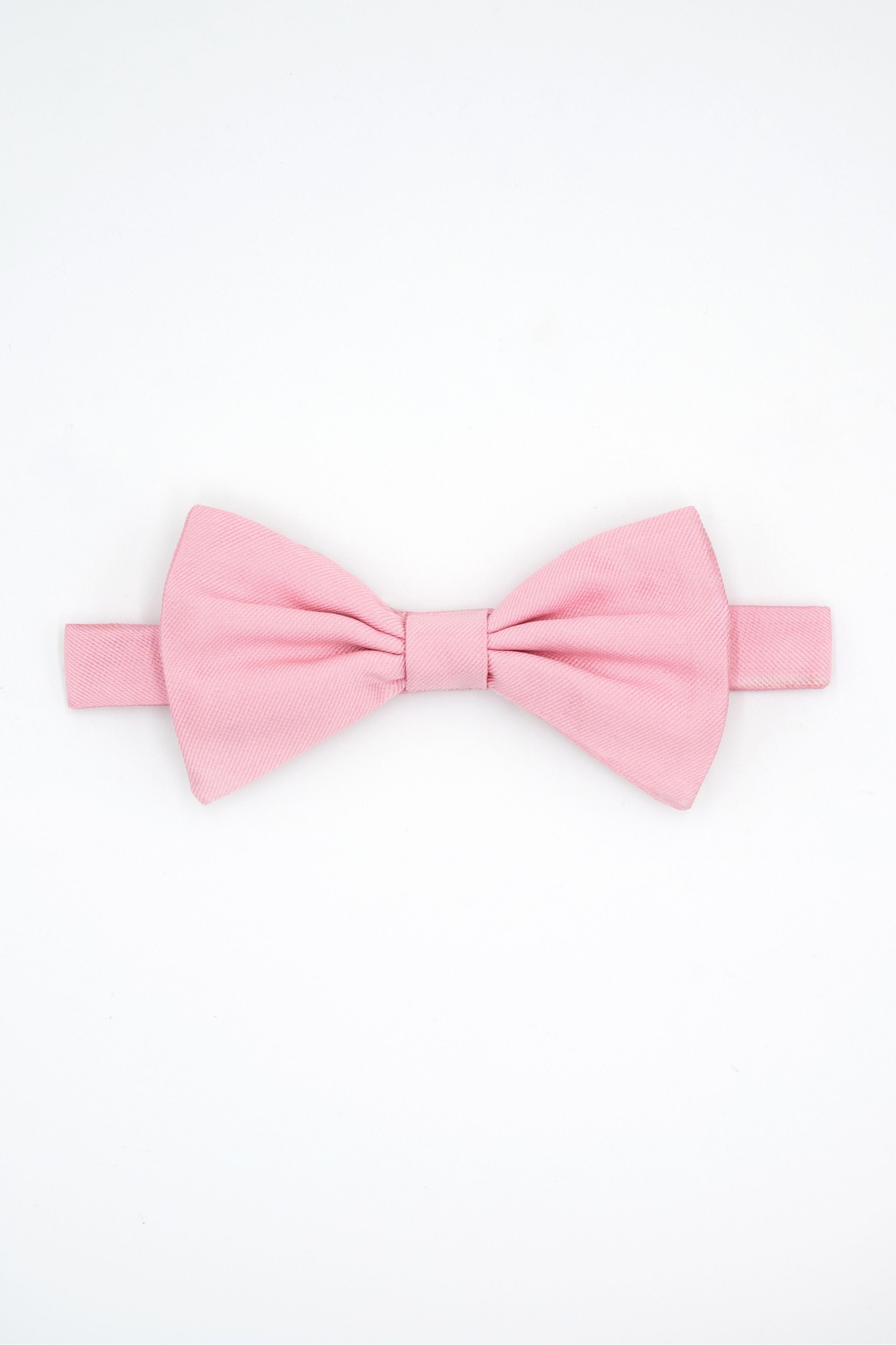 Bow Tie in Pure Silk - Pink