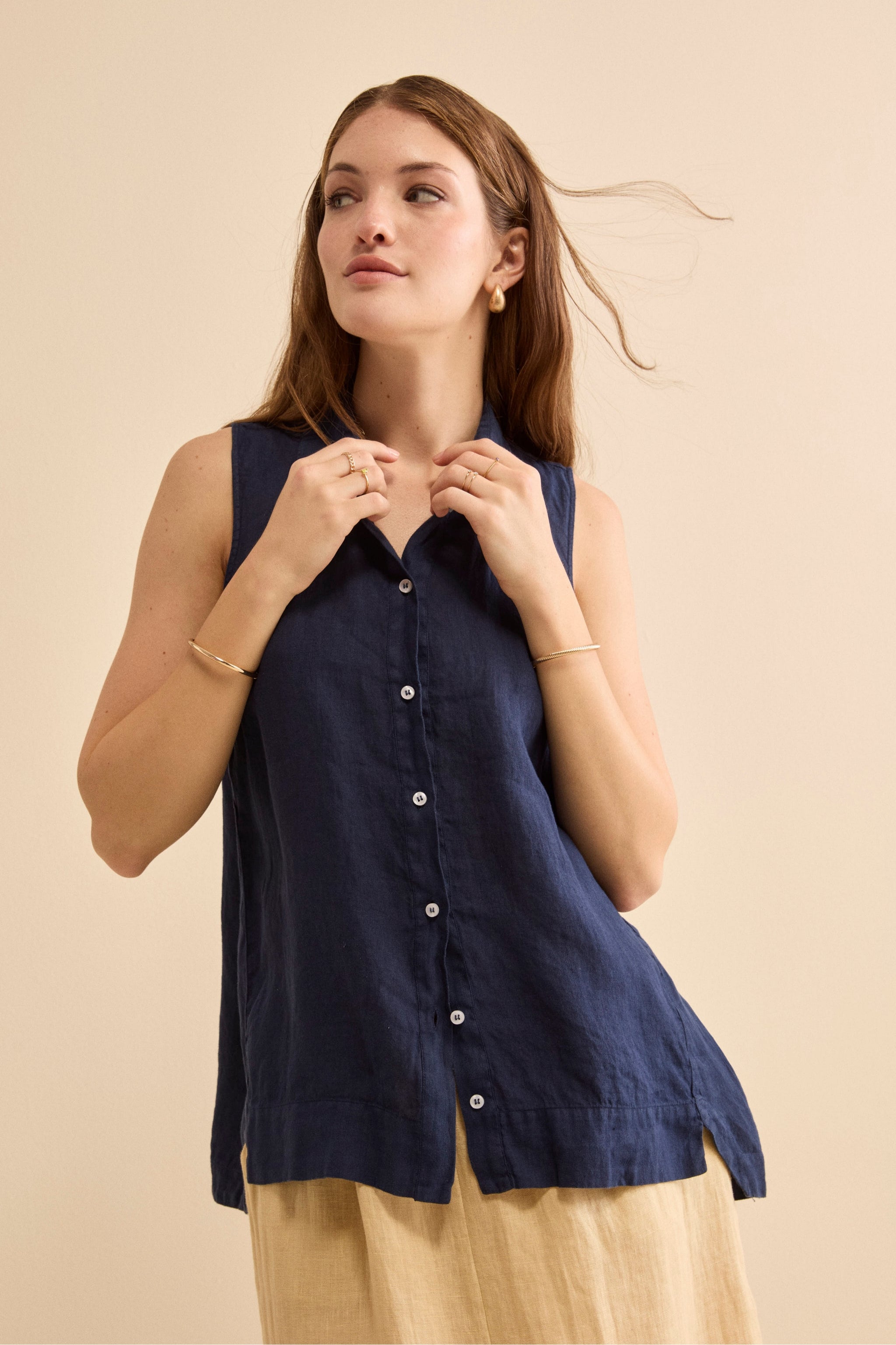 Chemisiers Femme Eté Simple Elégante Haut Style sans Bretelles Sangle