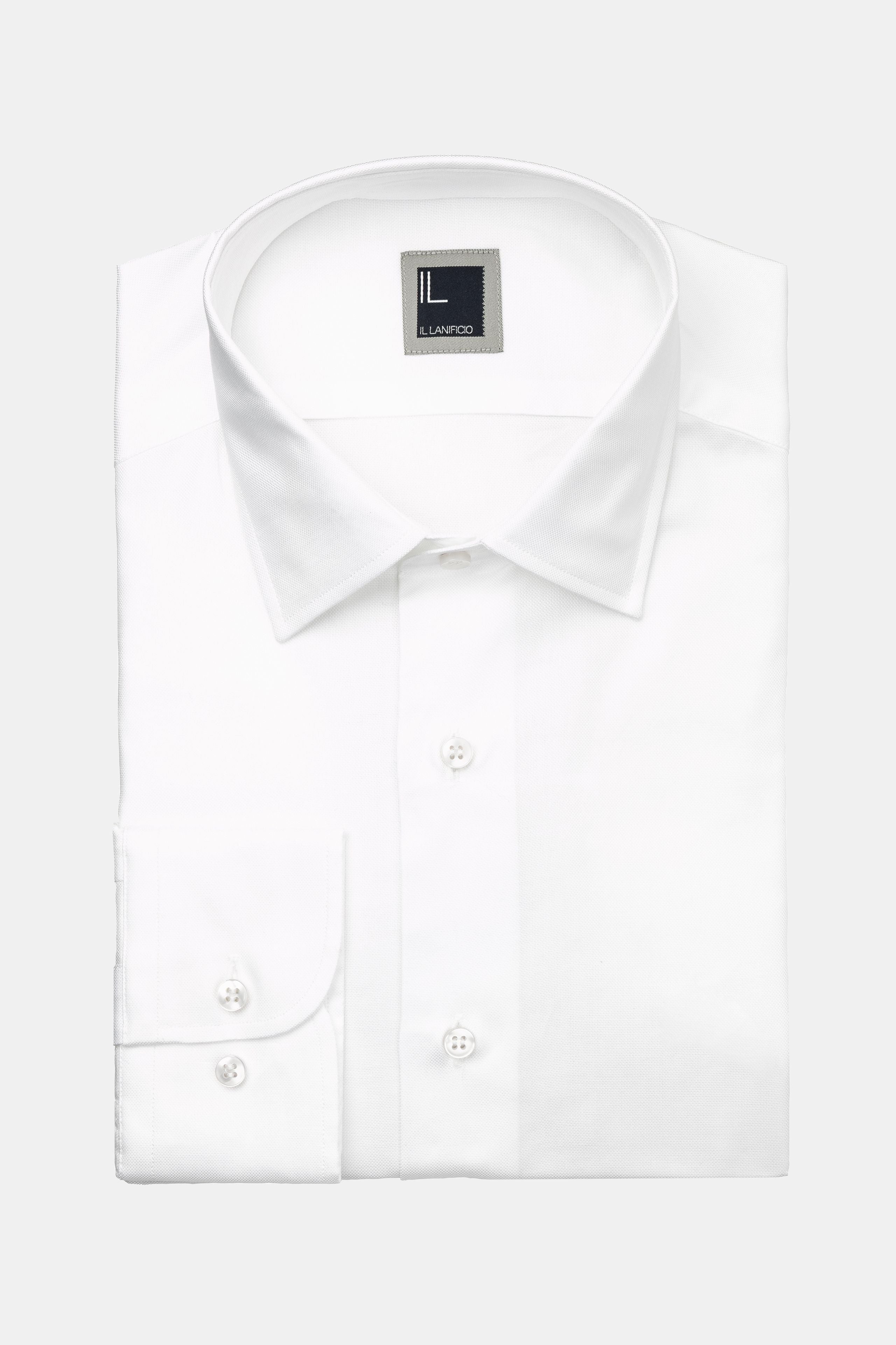 Camicia slim oxford - BIANCO