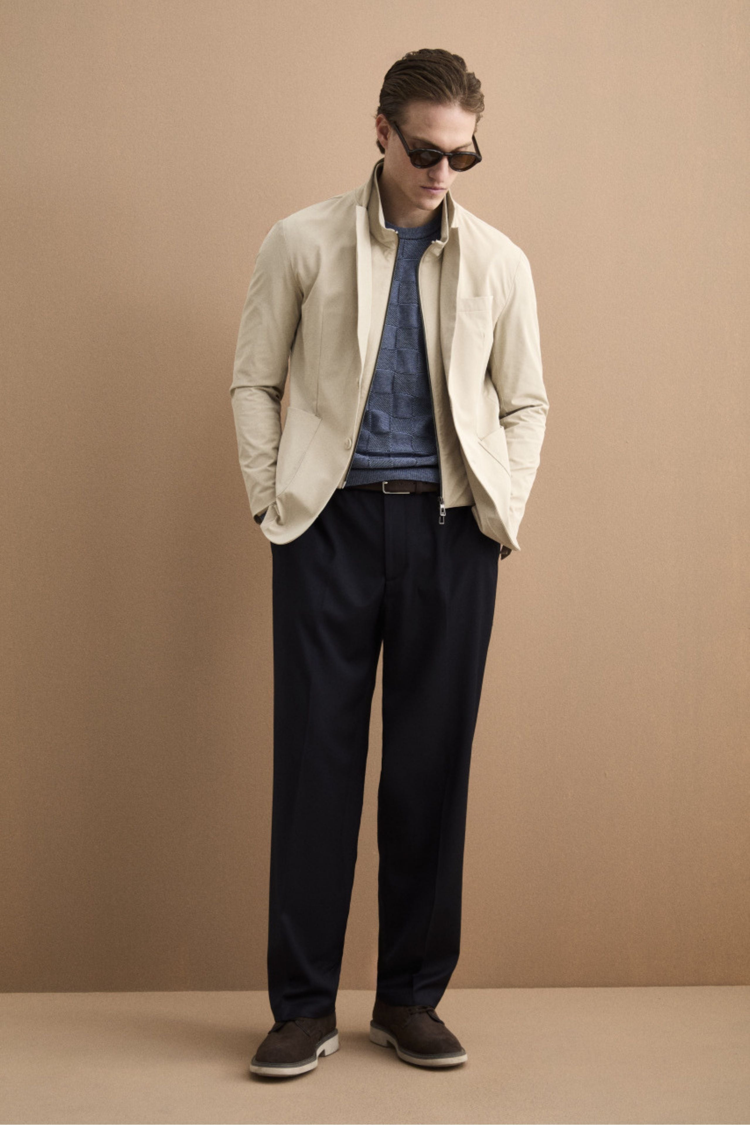 Giacca Tecnica Foderata con Corpetto - GHIACCIO