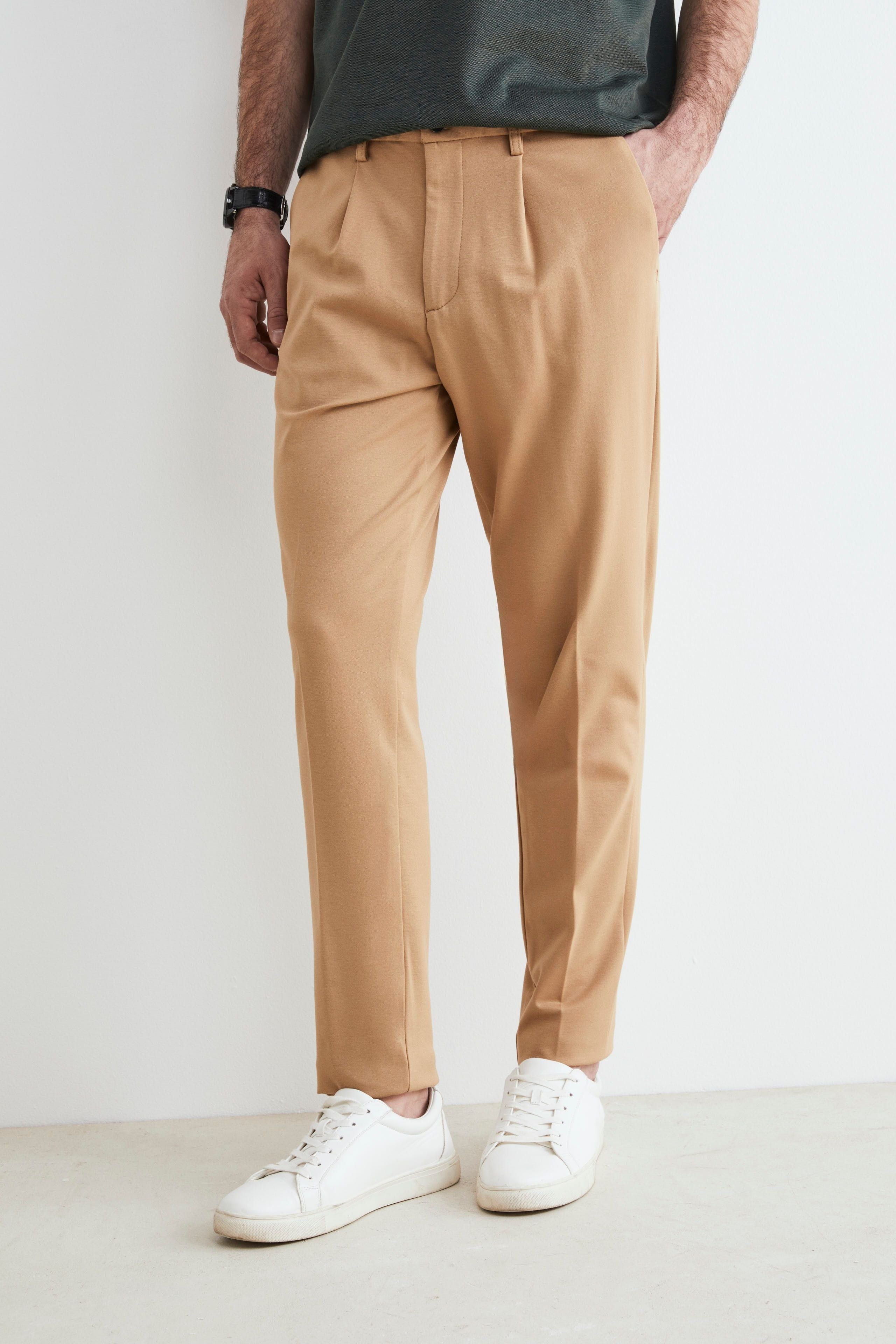 Pantaloni coulisse uomo - CAMMELLO