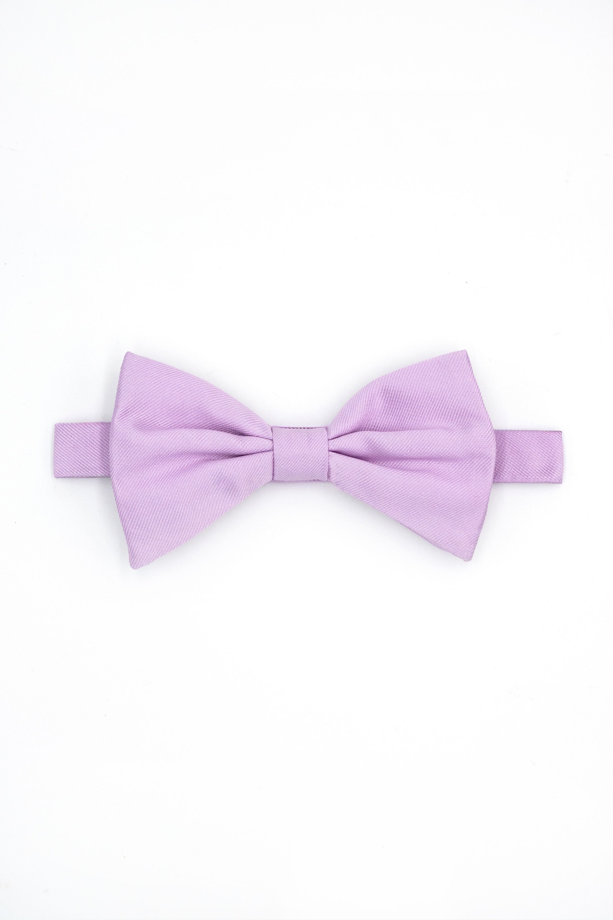 Bow Tie in Pure Silk - Wisteria purple