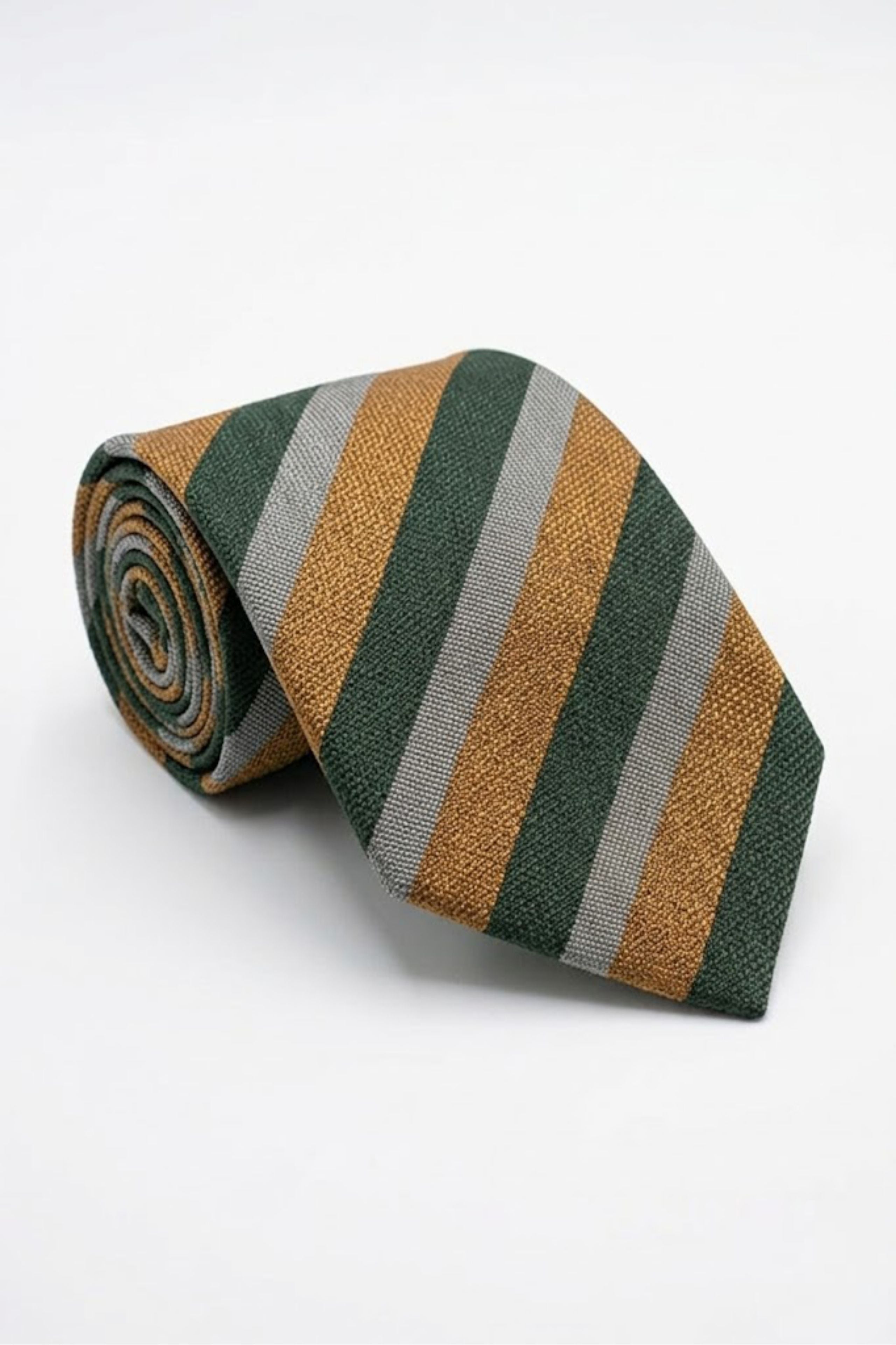 Cravate en Soie à Rayures - -