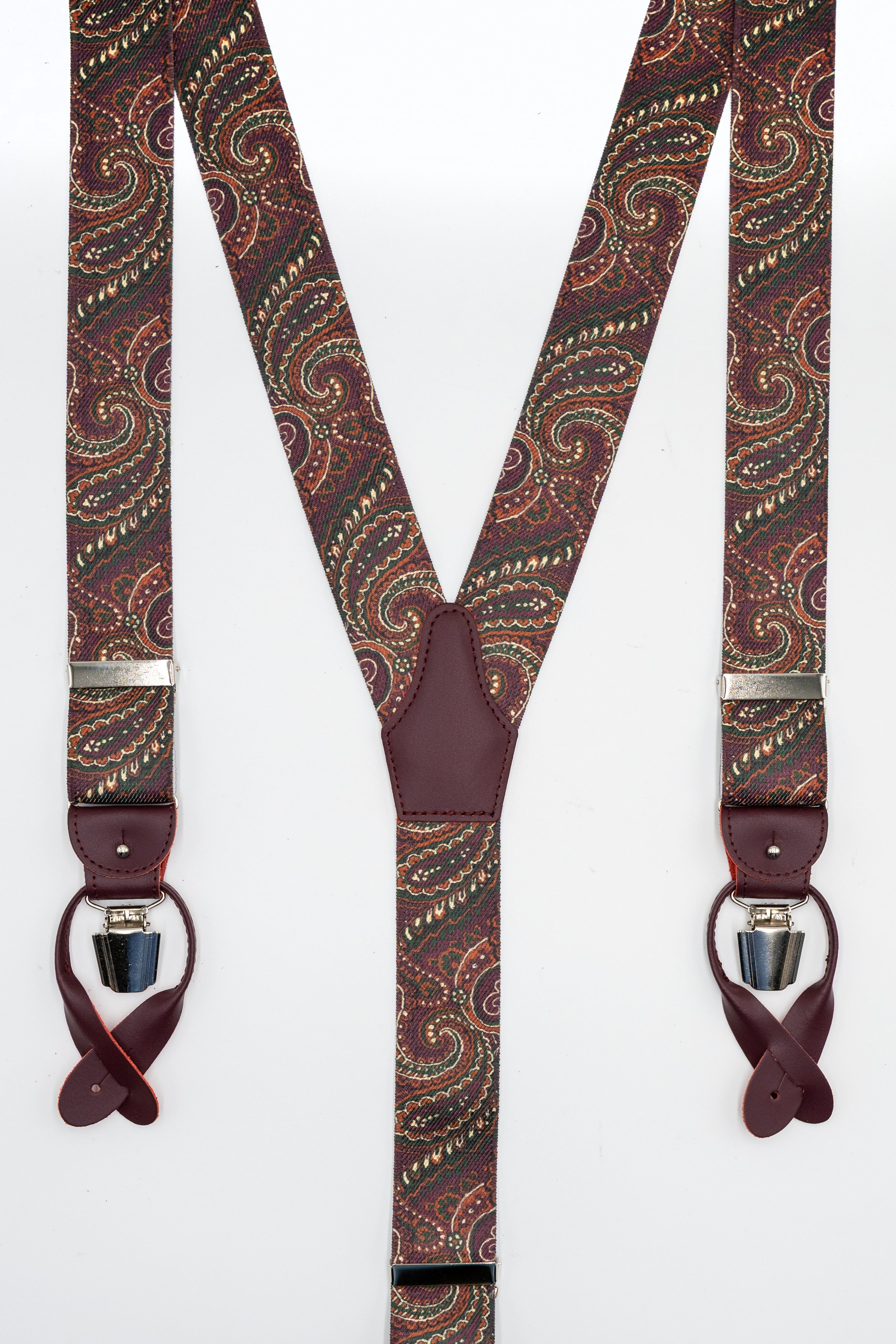 Bretelle con Clip e Asole in Pelle - FANTASIA