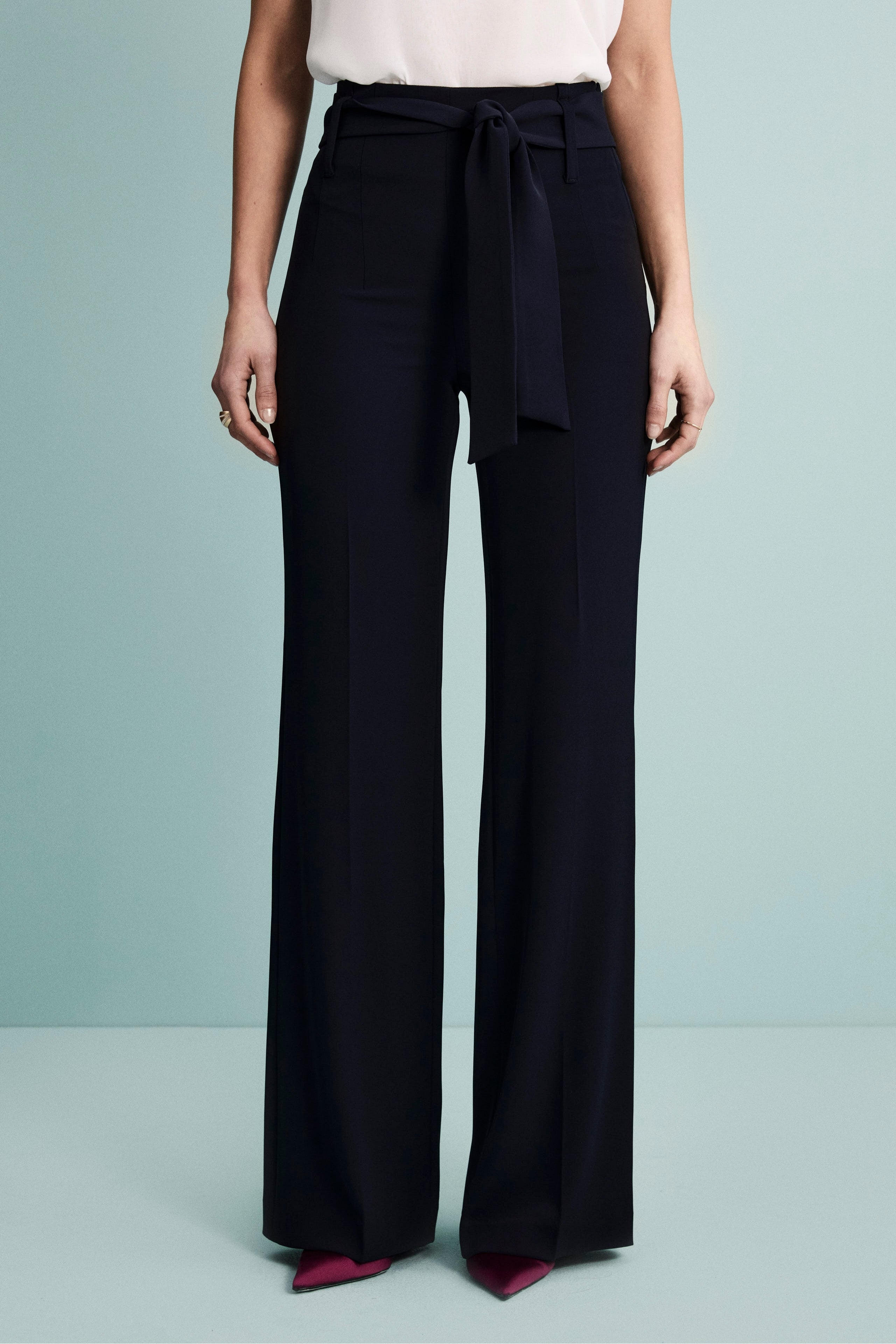 Pantalone a Palazzo con Fusciacca - BLU