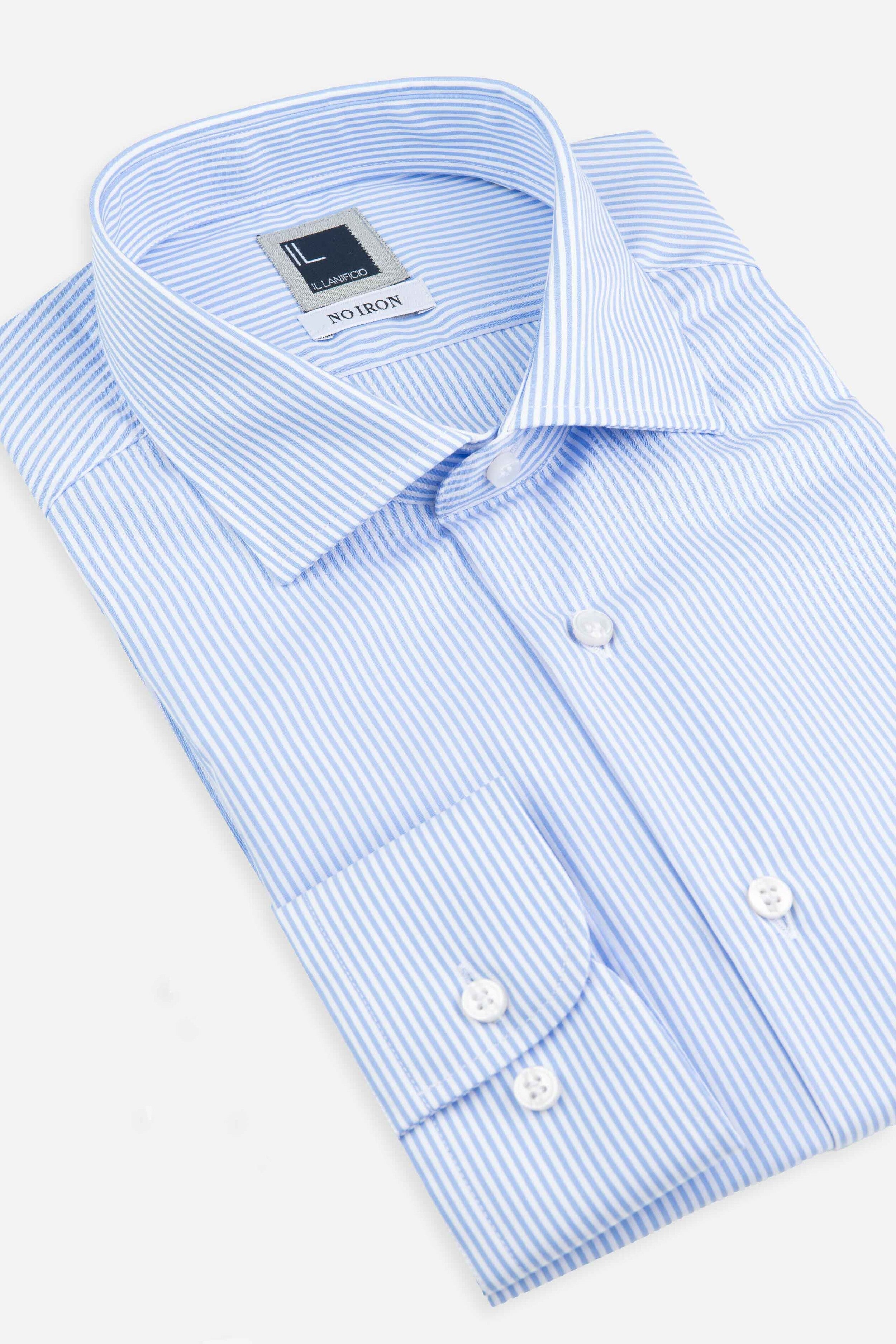 Camicia a righe azzurra - AZZURRO RIGATO