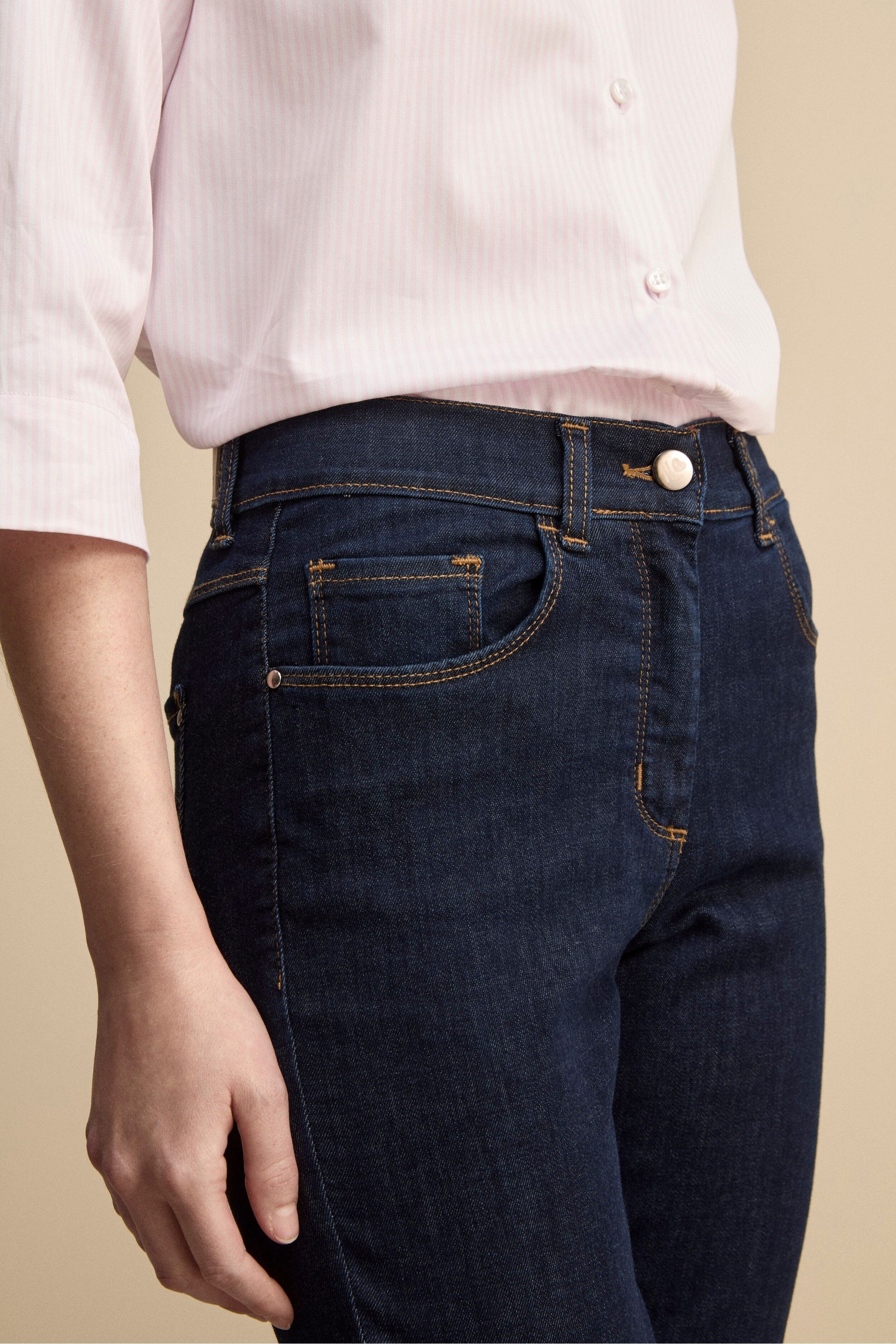 Jeans Straight Cinque Tasche - DENIM SCURO