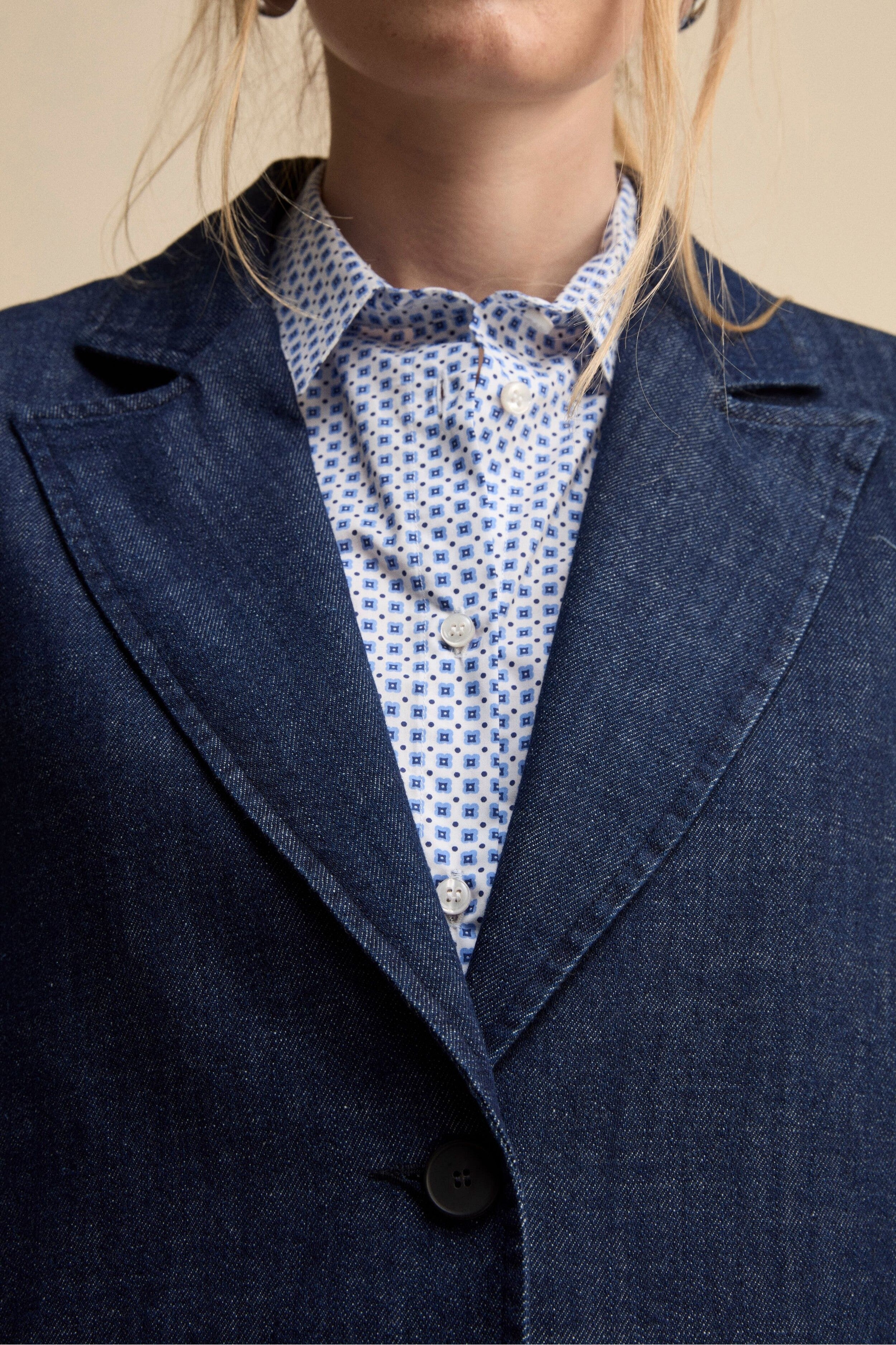 Gilet Lungo in Denim - JEANS