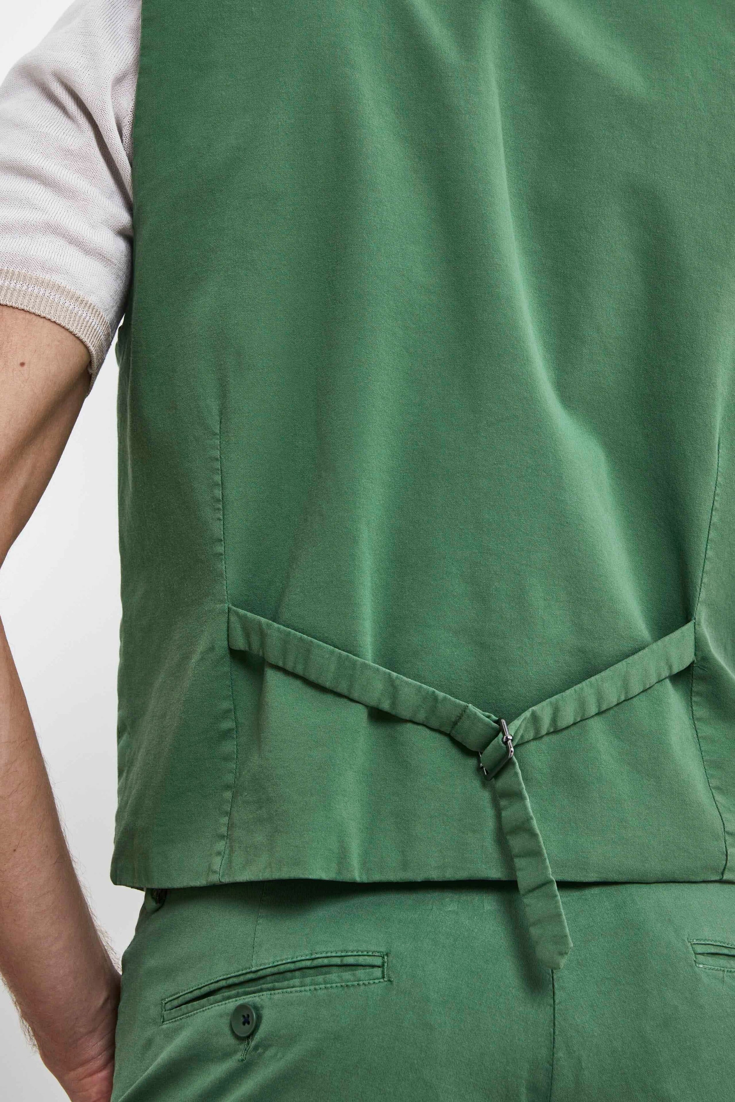 Gilet Casual in Cotone - VERDE