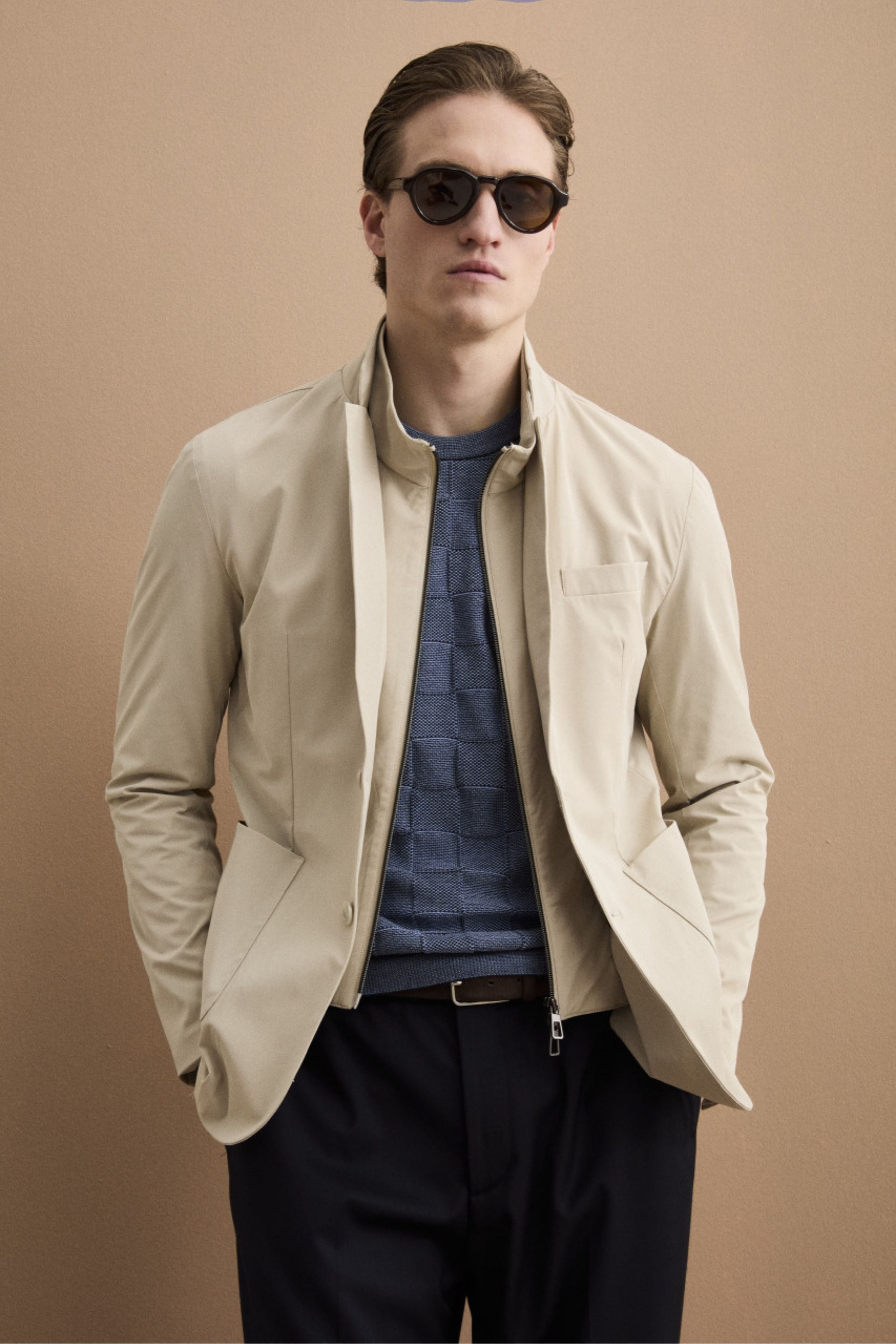 Giacca Tecnica Foderata con Corpetto - GHIACCIO