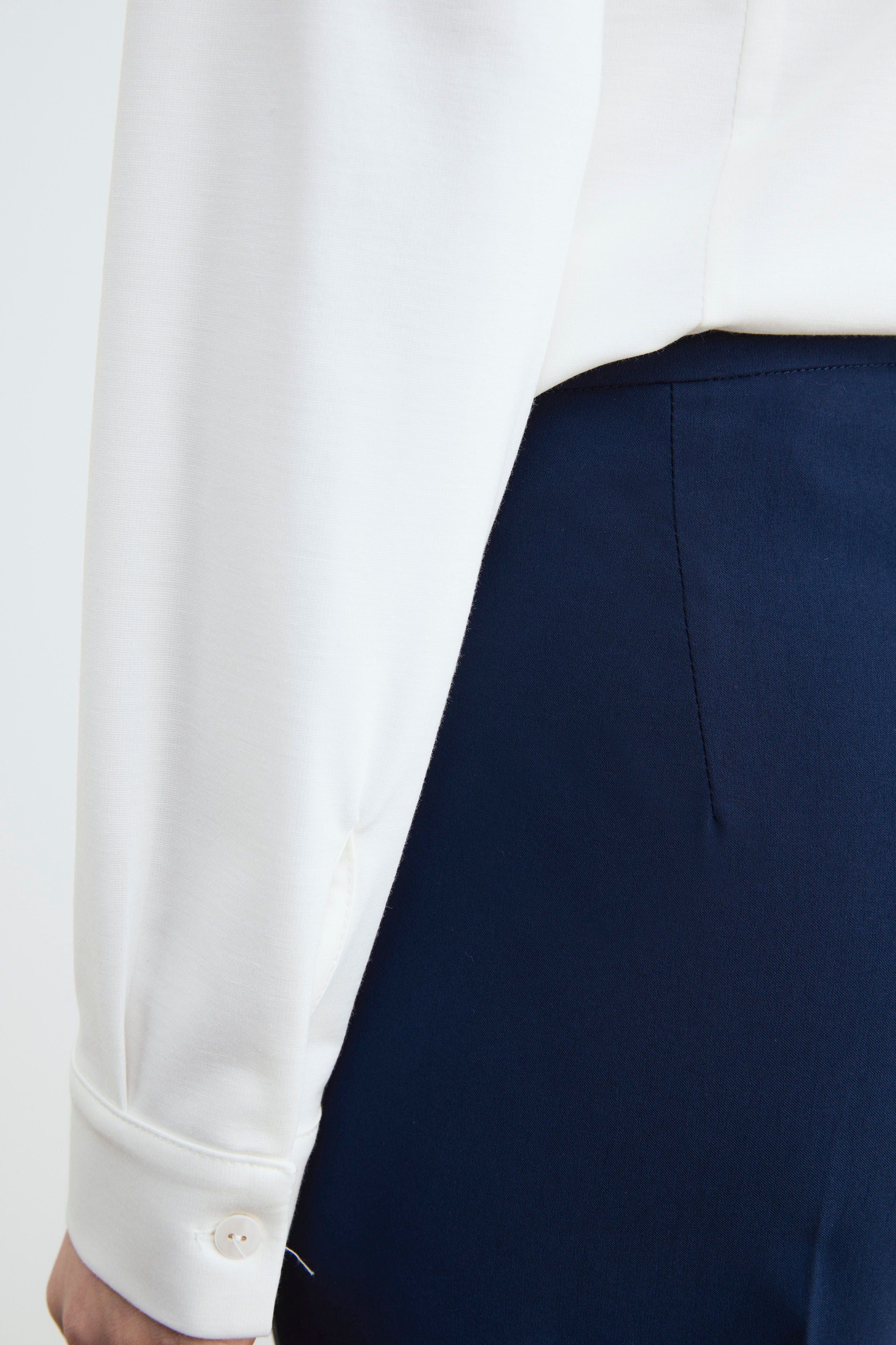 Pantalone elasticizzato - BLU