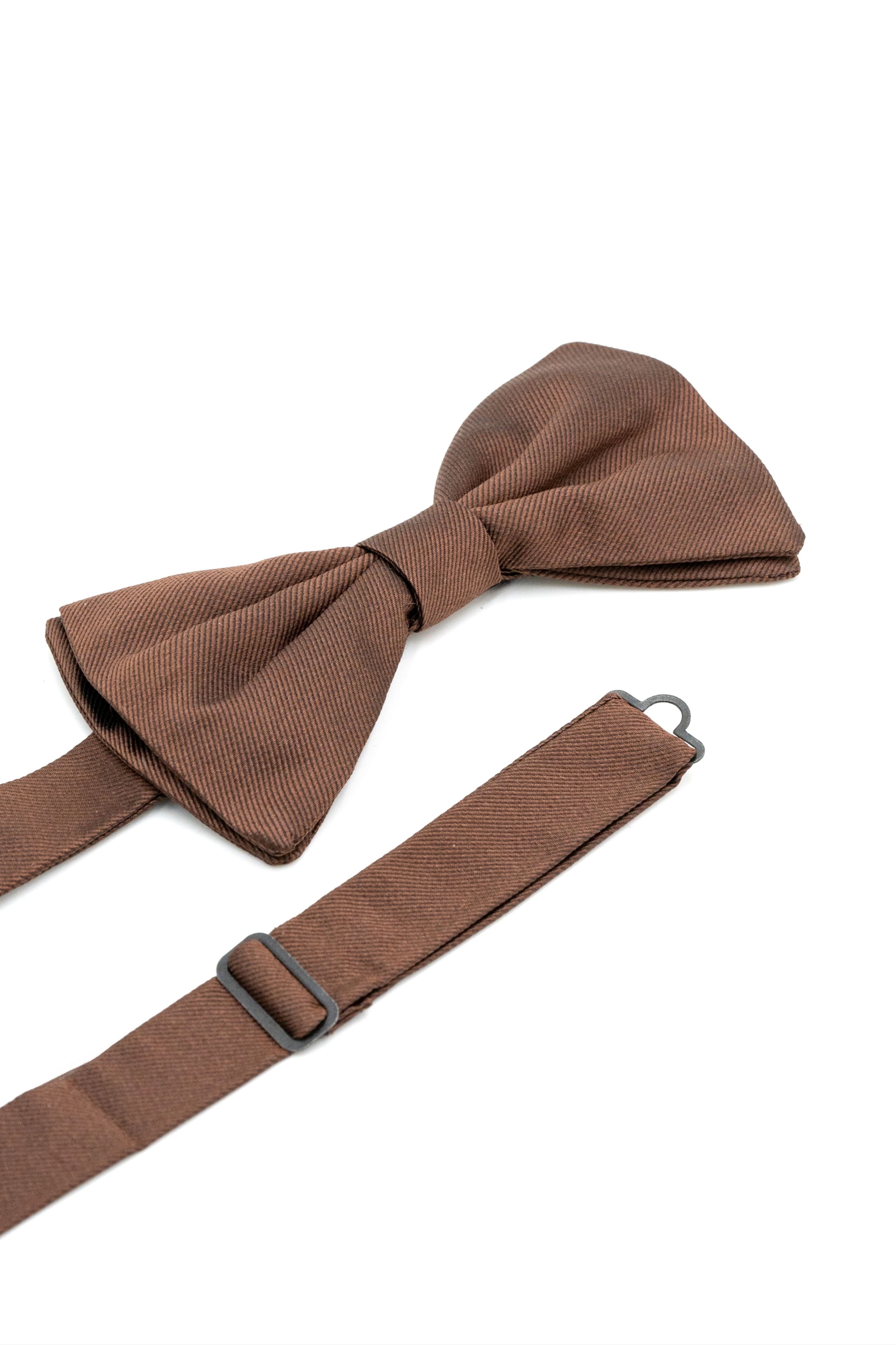 Bow Tie in Pure Silk - Rust