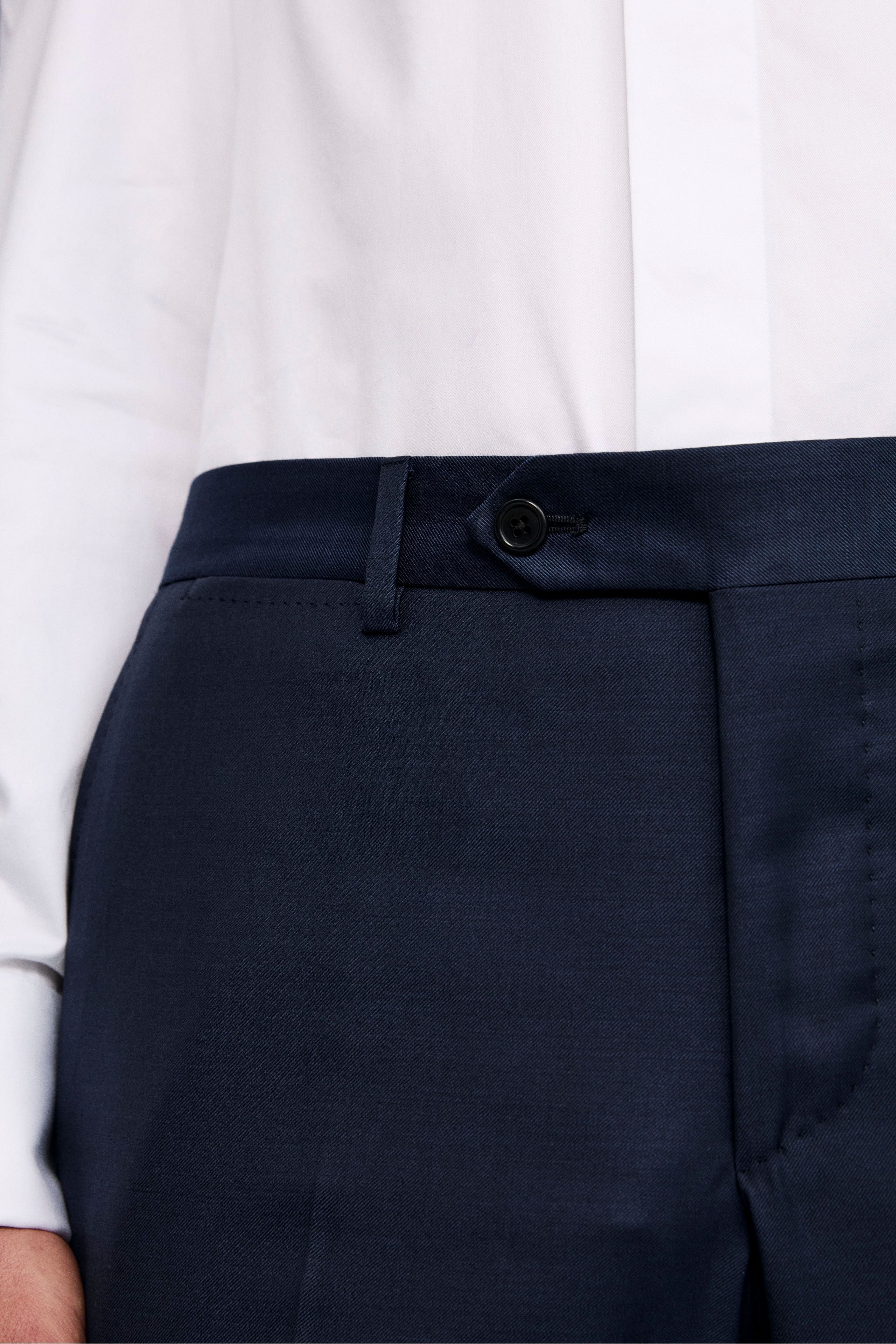 Pantalone elegante drop 8 - BLU