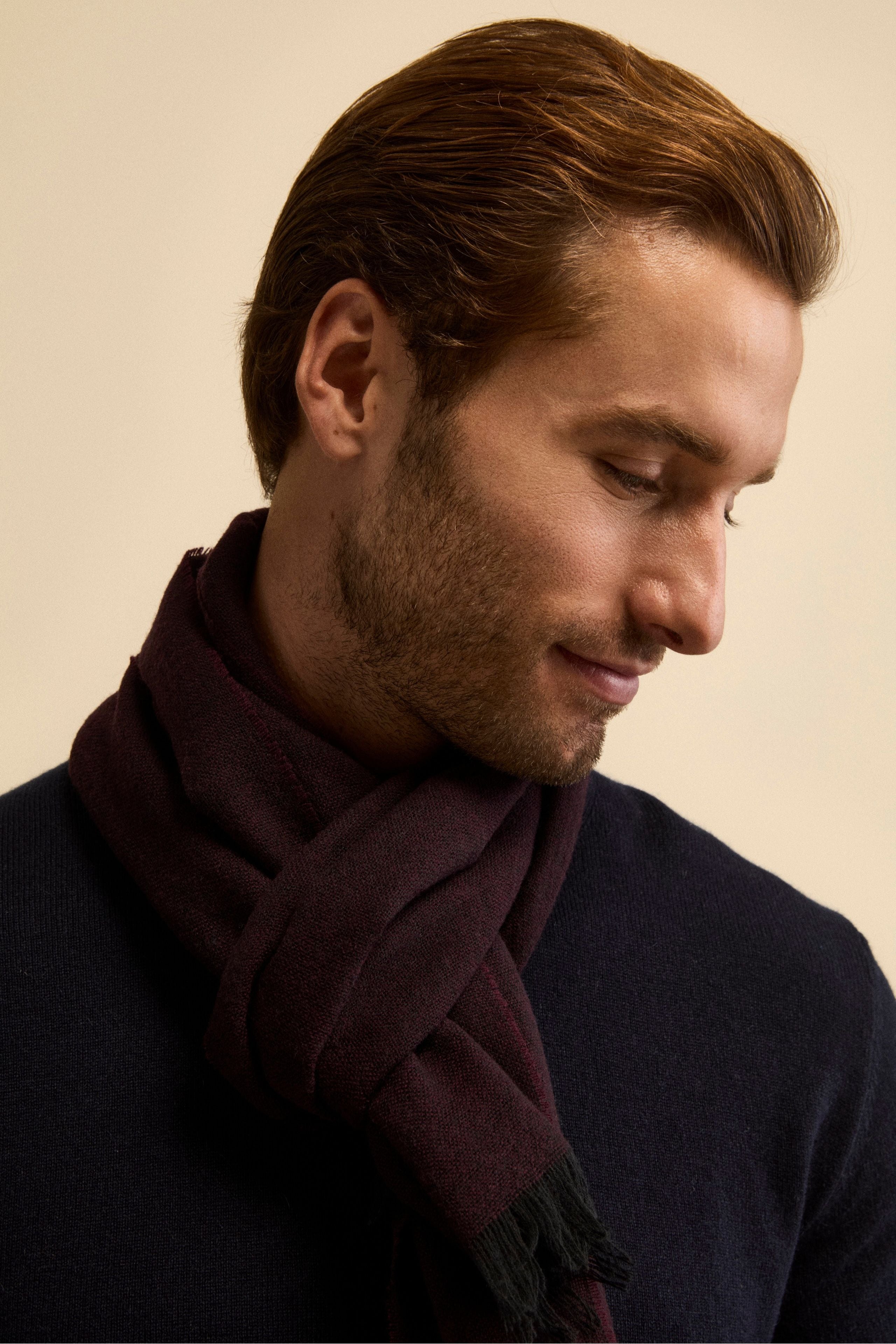 Virgin Wool Stole - GREY