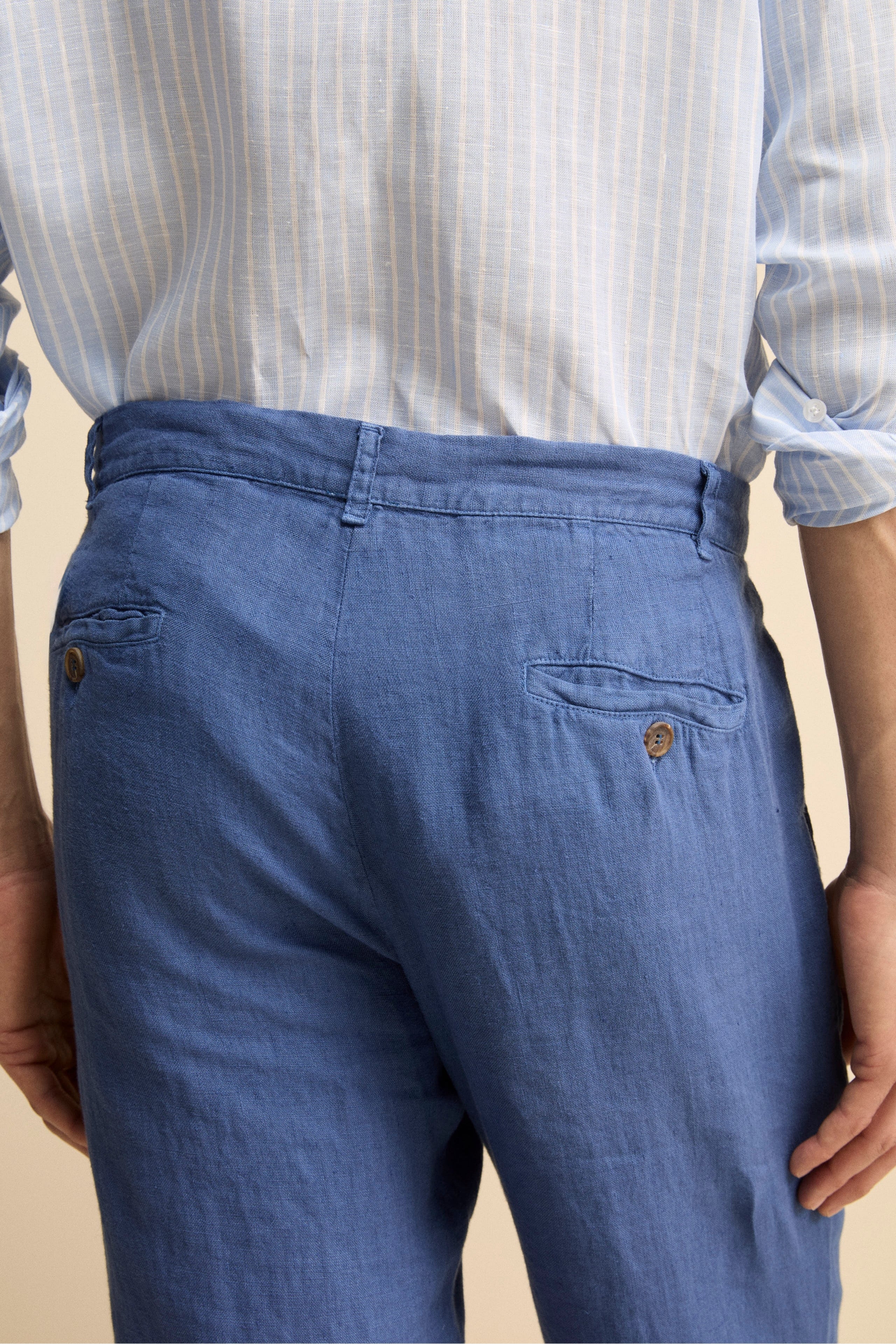 Pantalone Morbido in Lino - JEANS