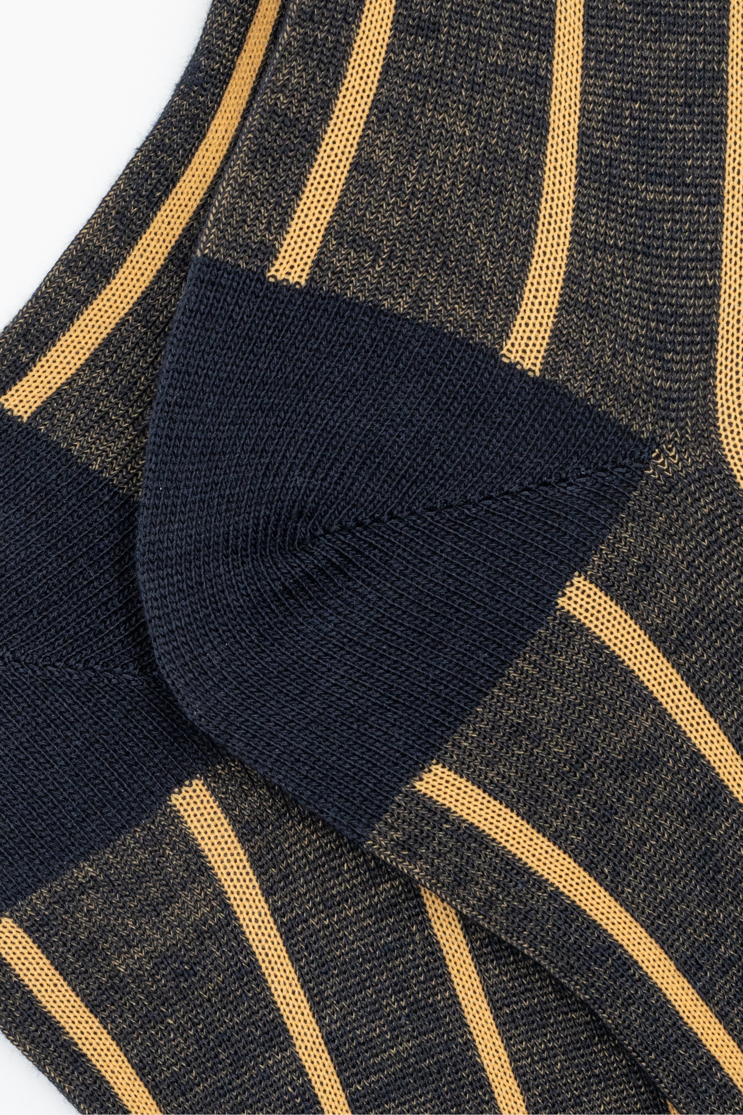 Long Striped Cotton Socks - -