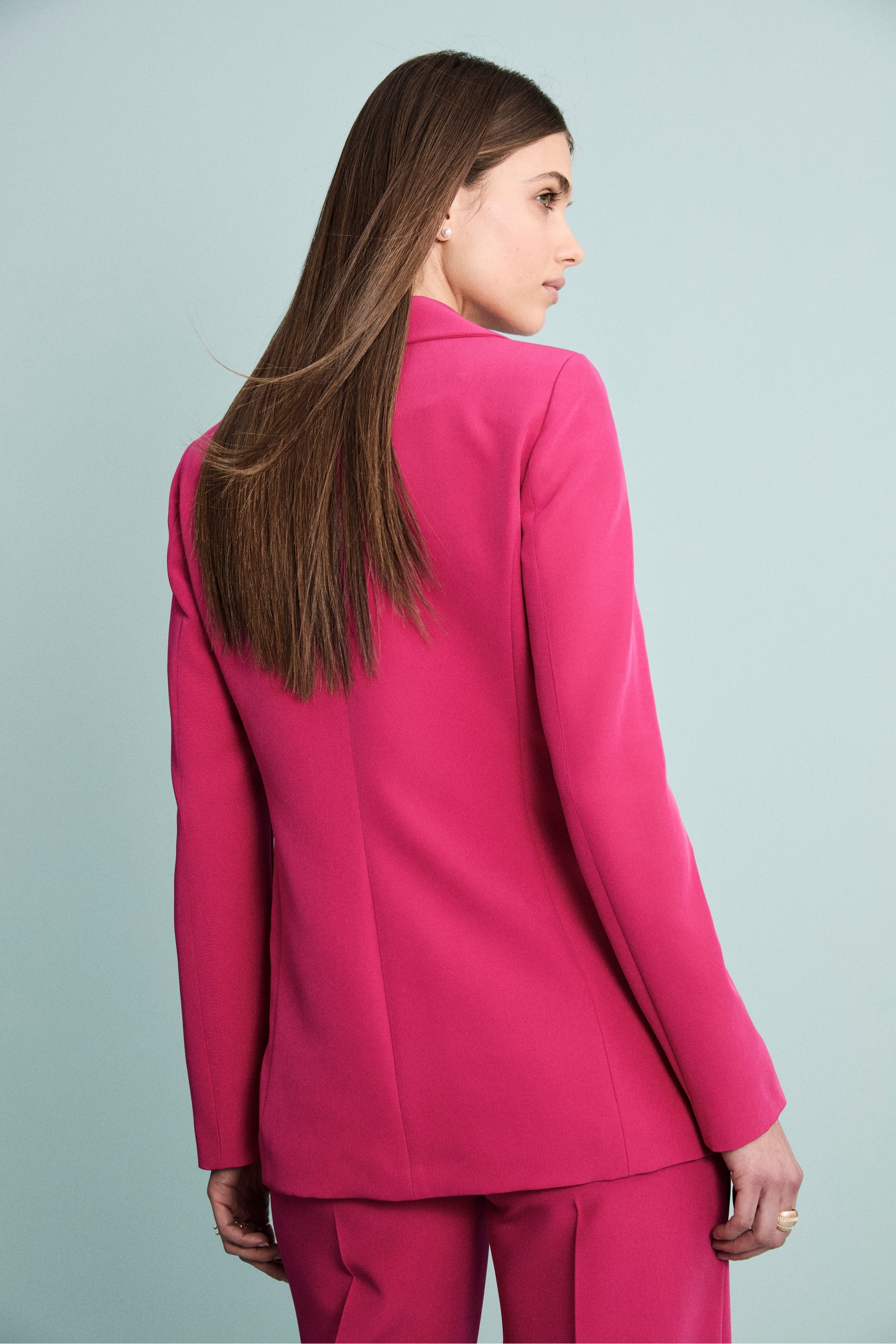 Blazer Elegante con Revers a Lancia - CICLAMINO