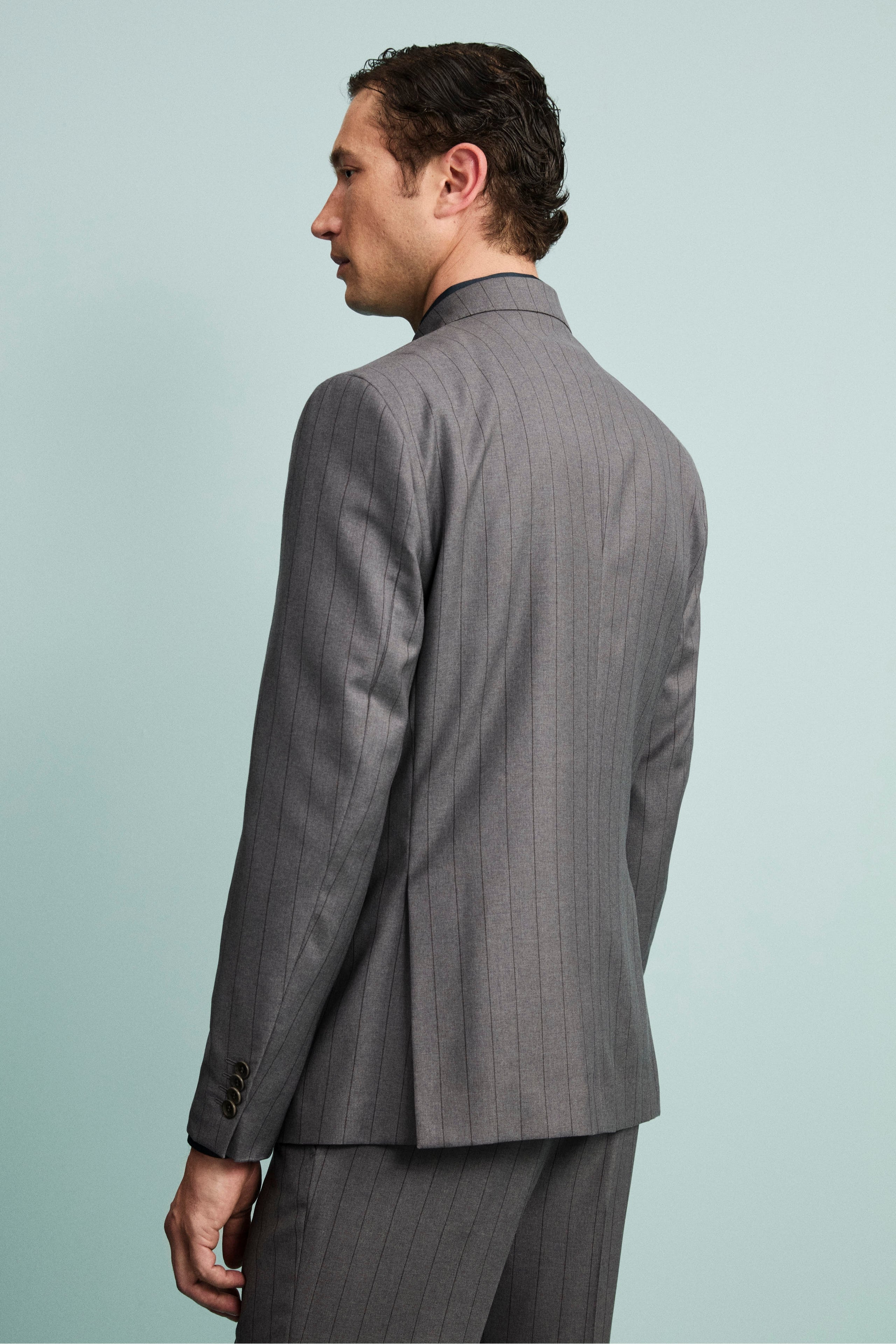 Abito grigio doppiopetto - GRIGIO GESSATO