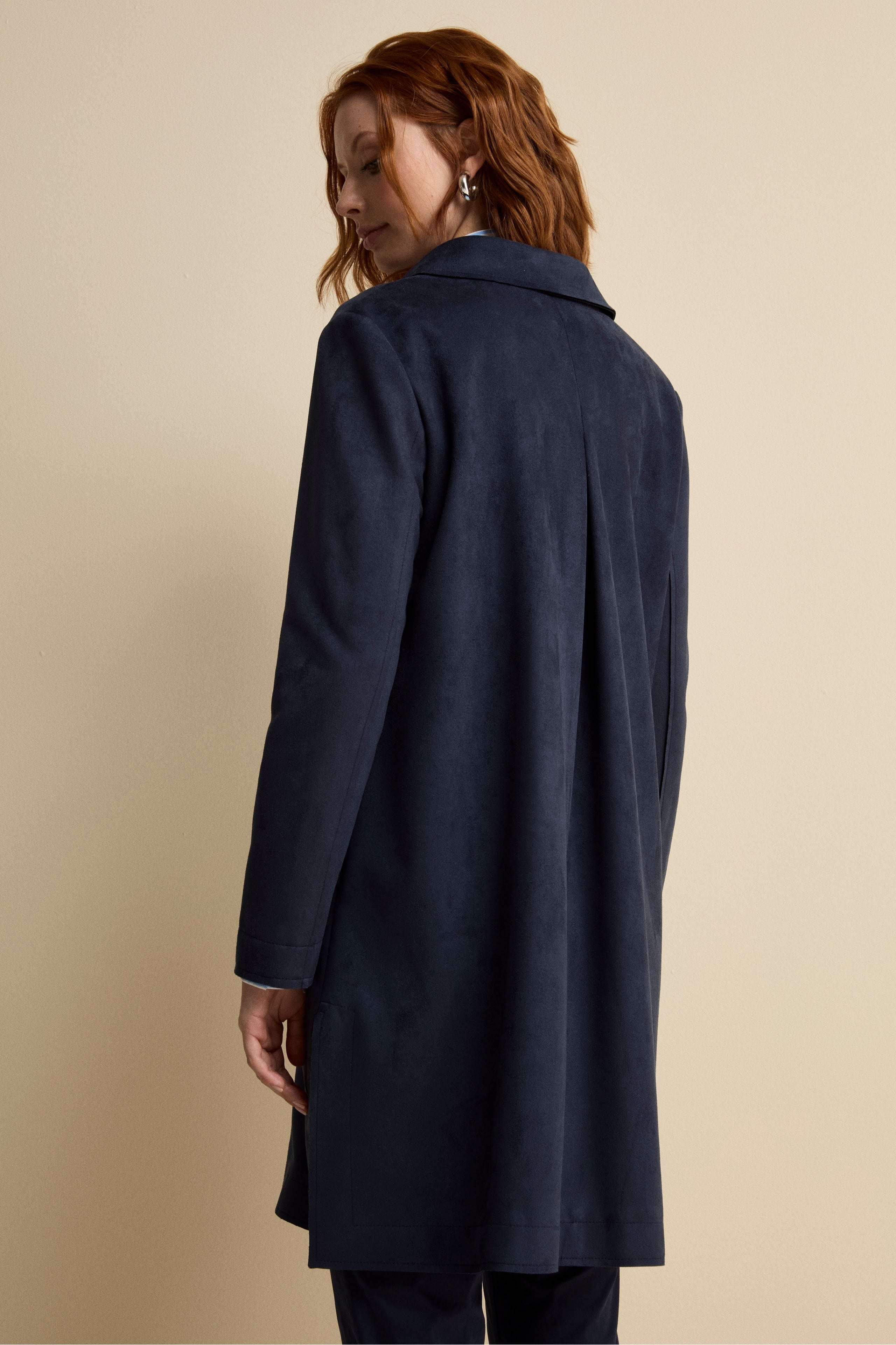 Spolverino Midi Sfoderato - BLU