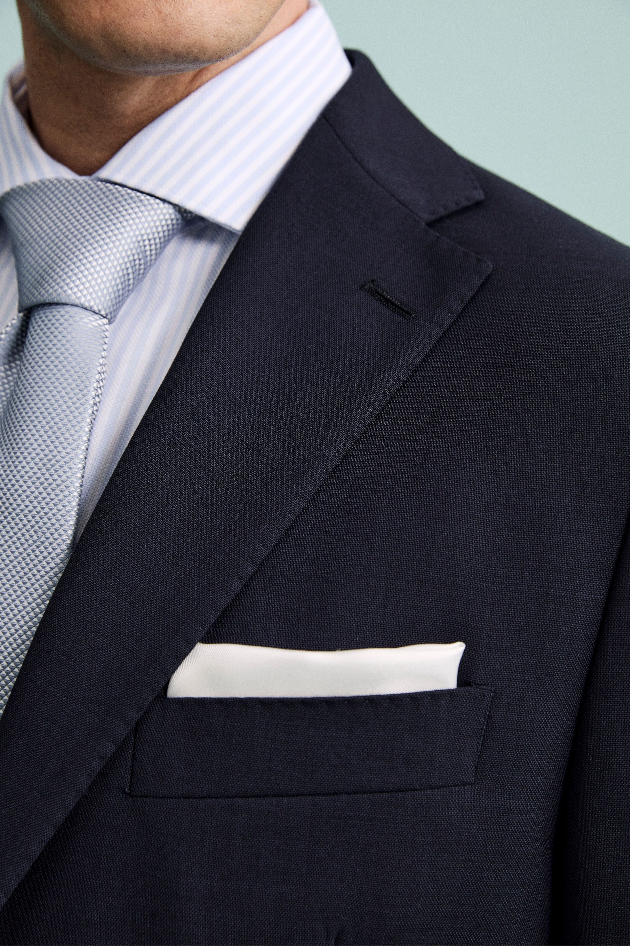 Giacca Elegante Monopetto in Lana Vergine Drop 4 - BLU