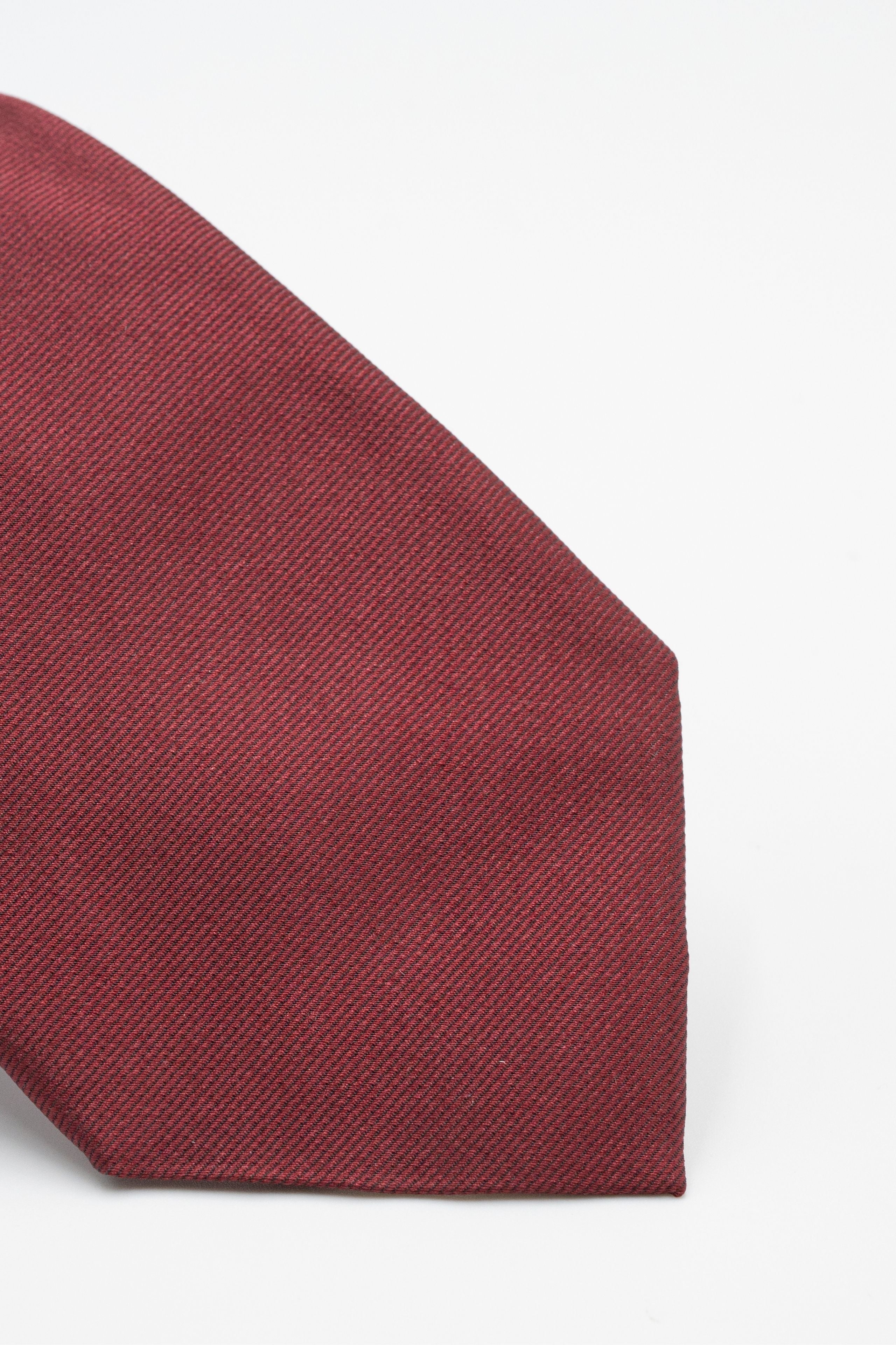 Silk Tie - Burgundy