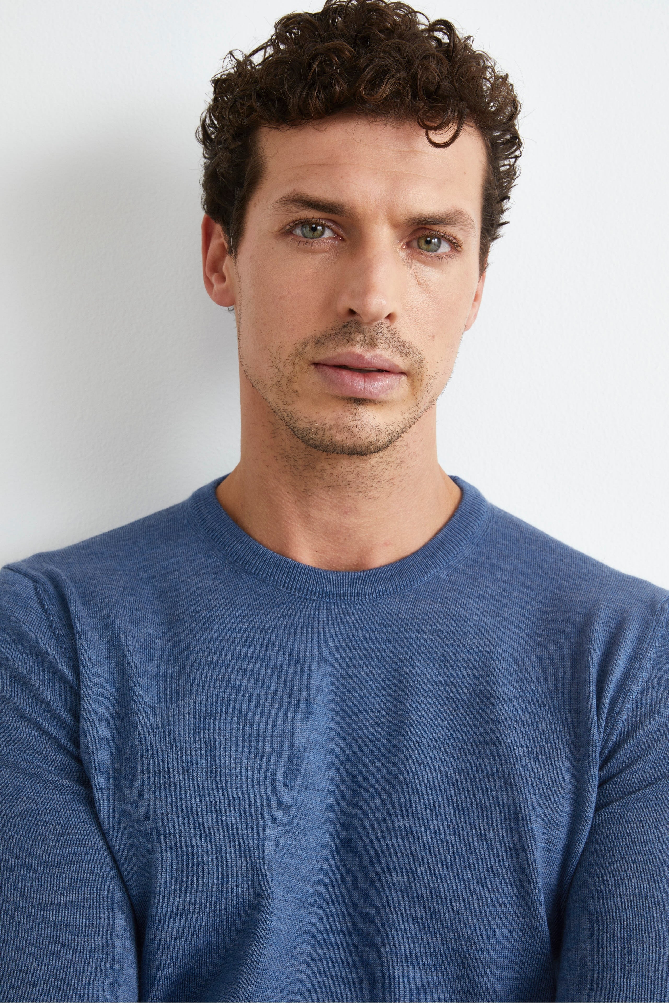 Pullover Girocollo in Lana Merino - JEANS