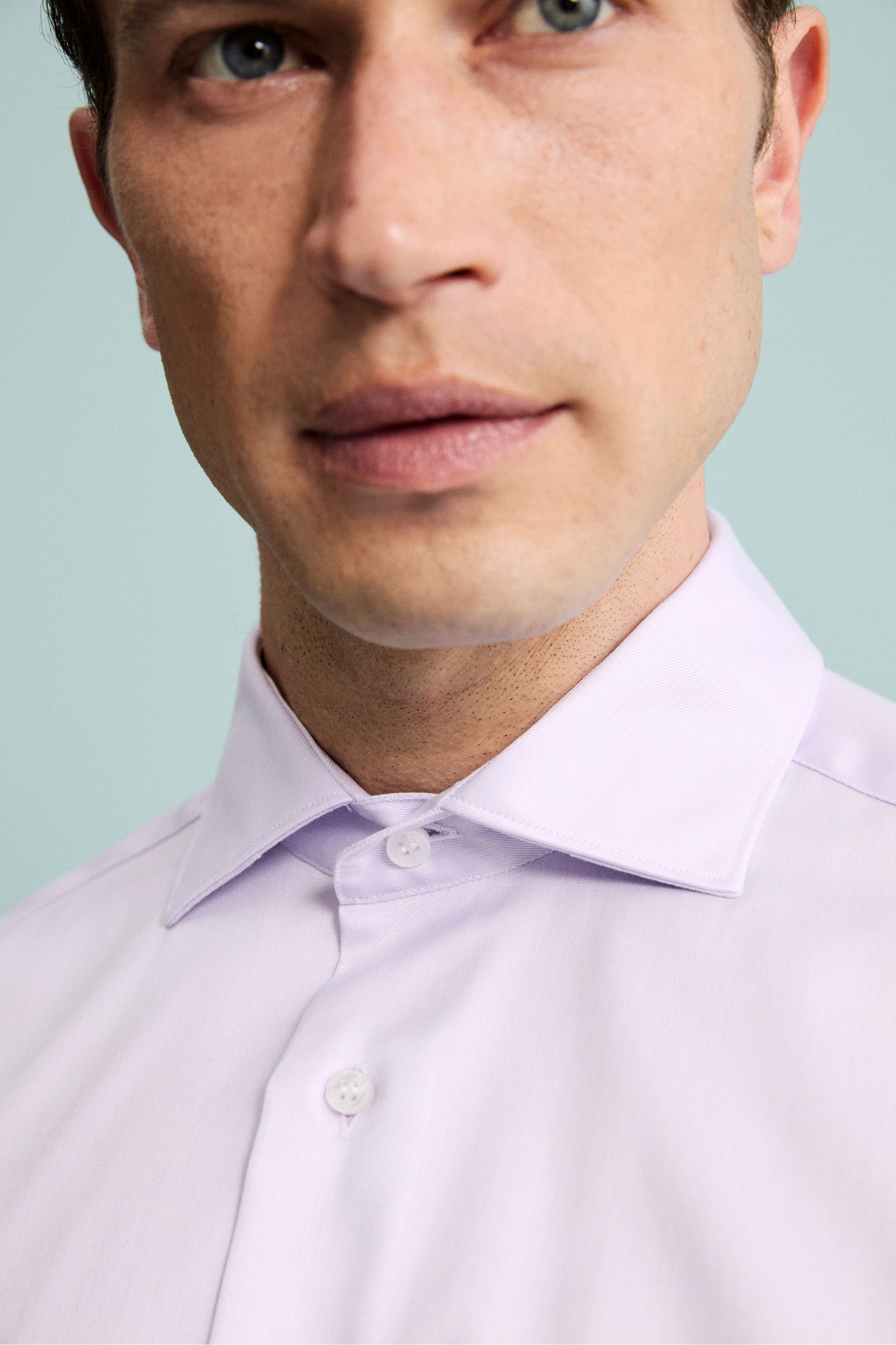 Camicia slim no stiro - GLICINE