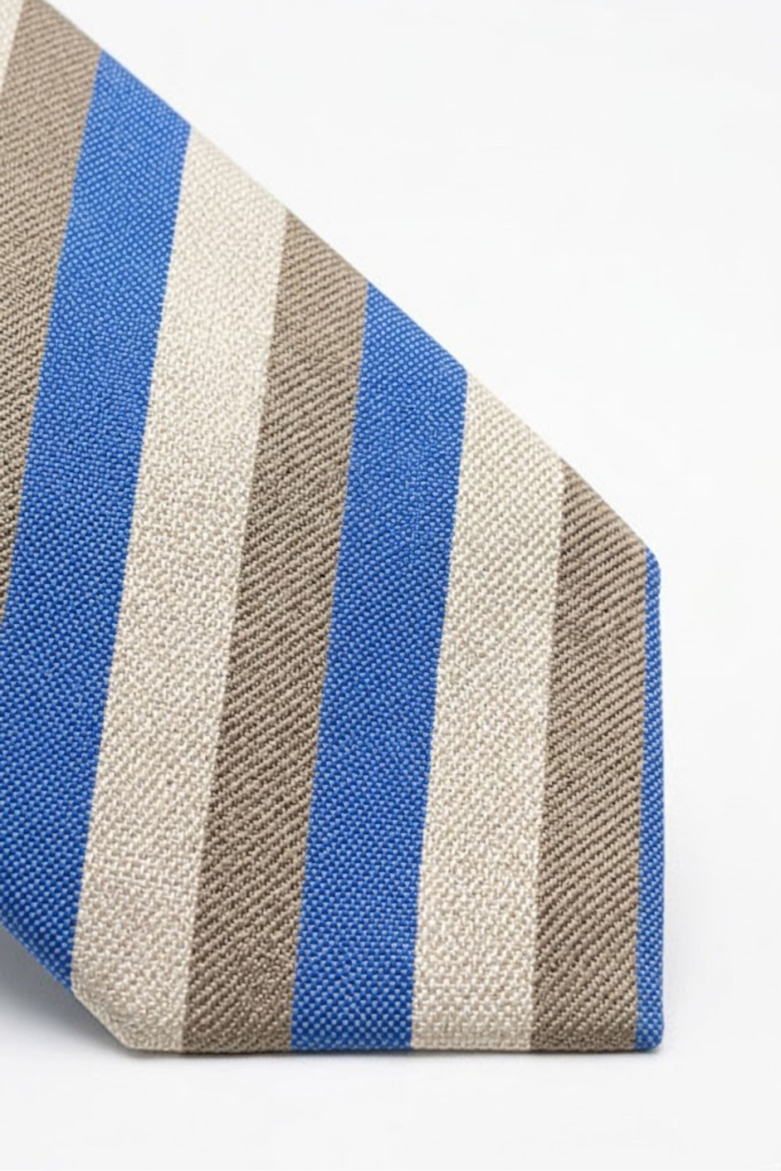 Cravate en Soie à Rayures - -