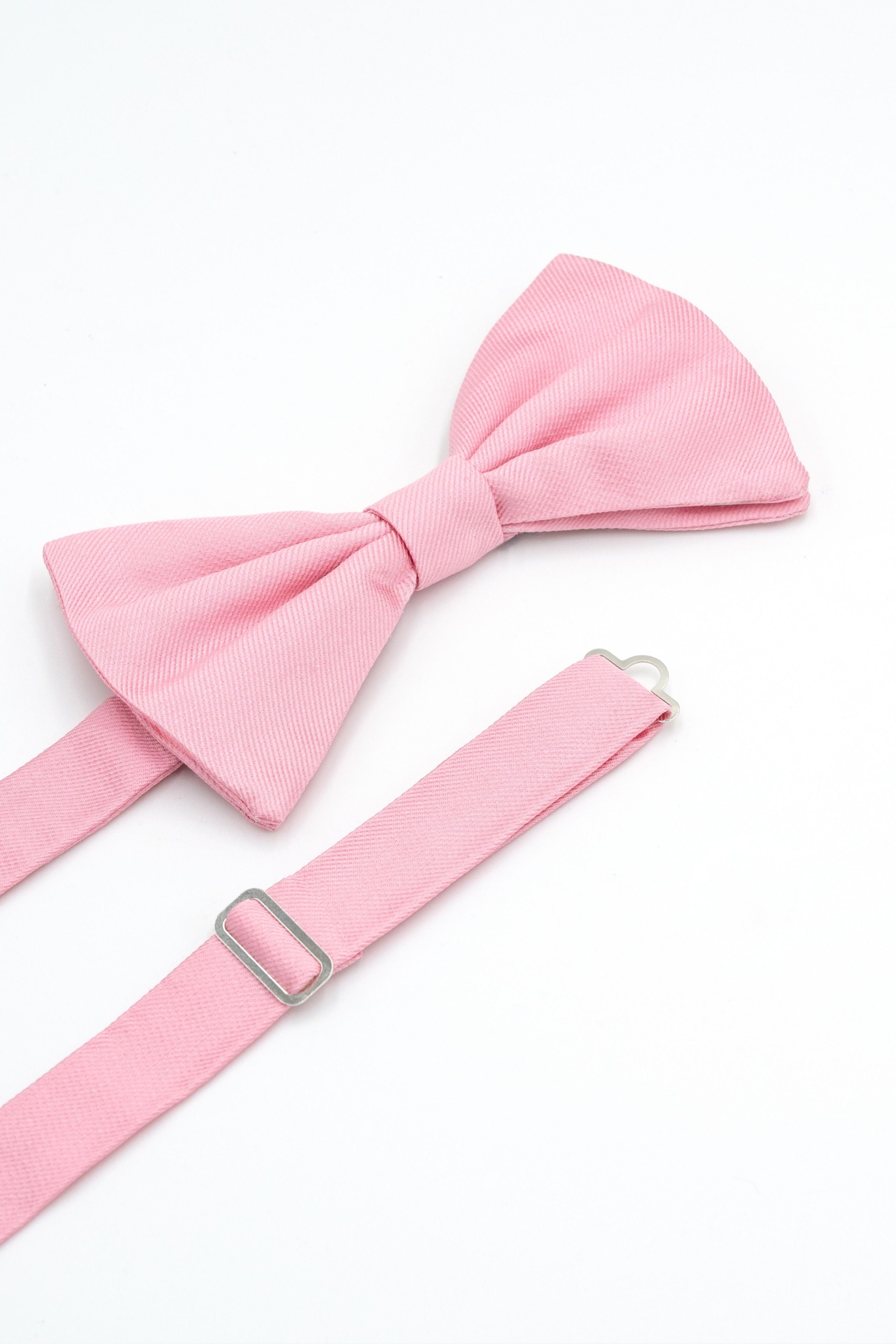 Bow Tie in Pure Silk - Pink