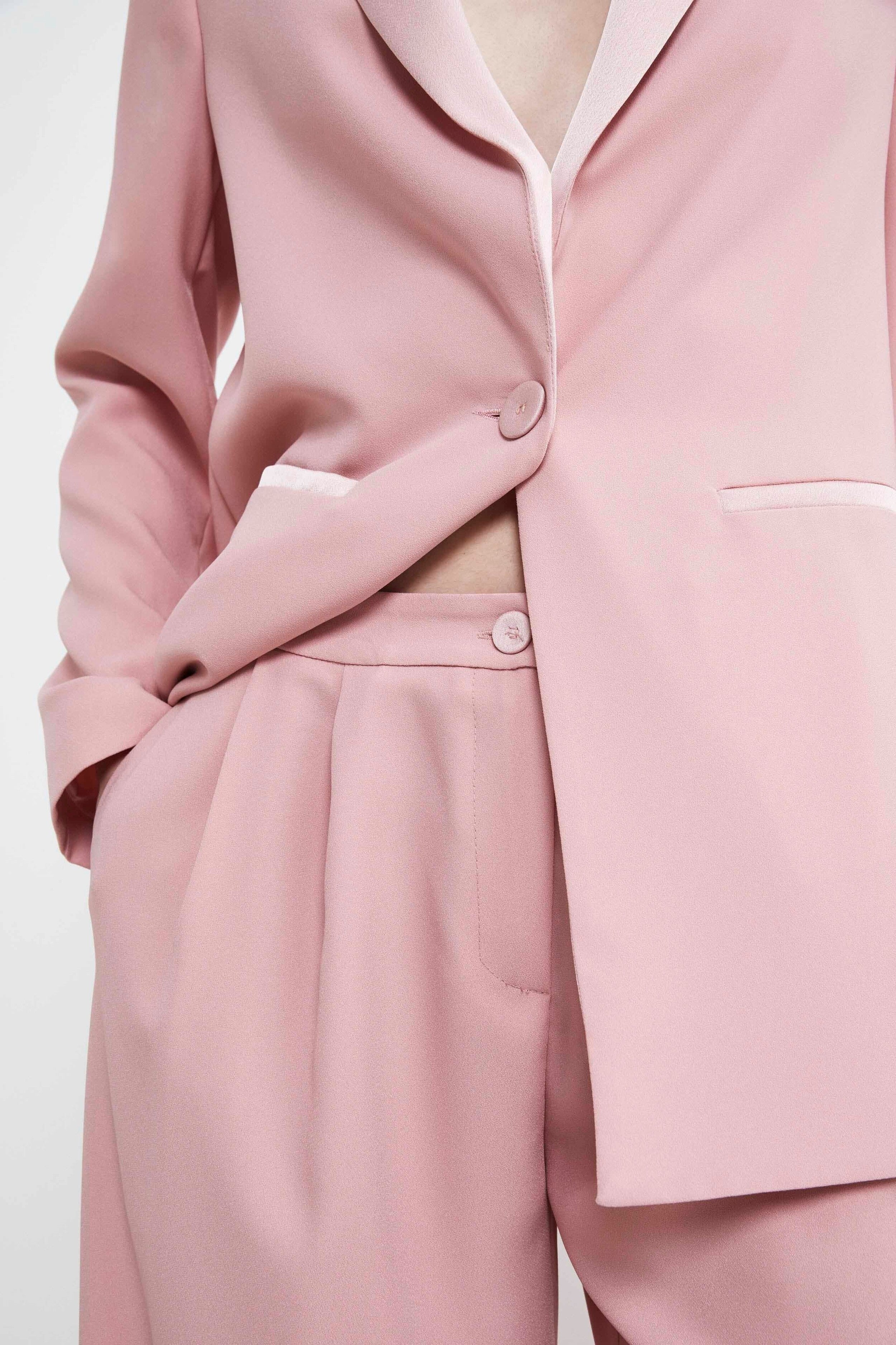 Pantalone Over Elegante - ROSA