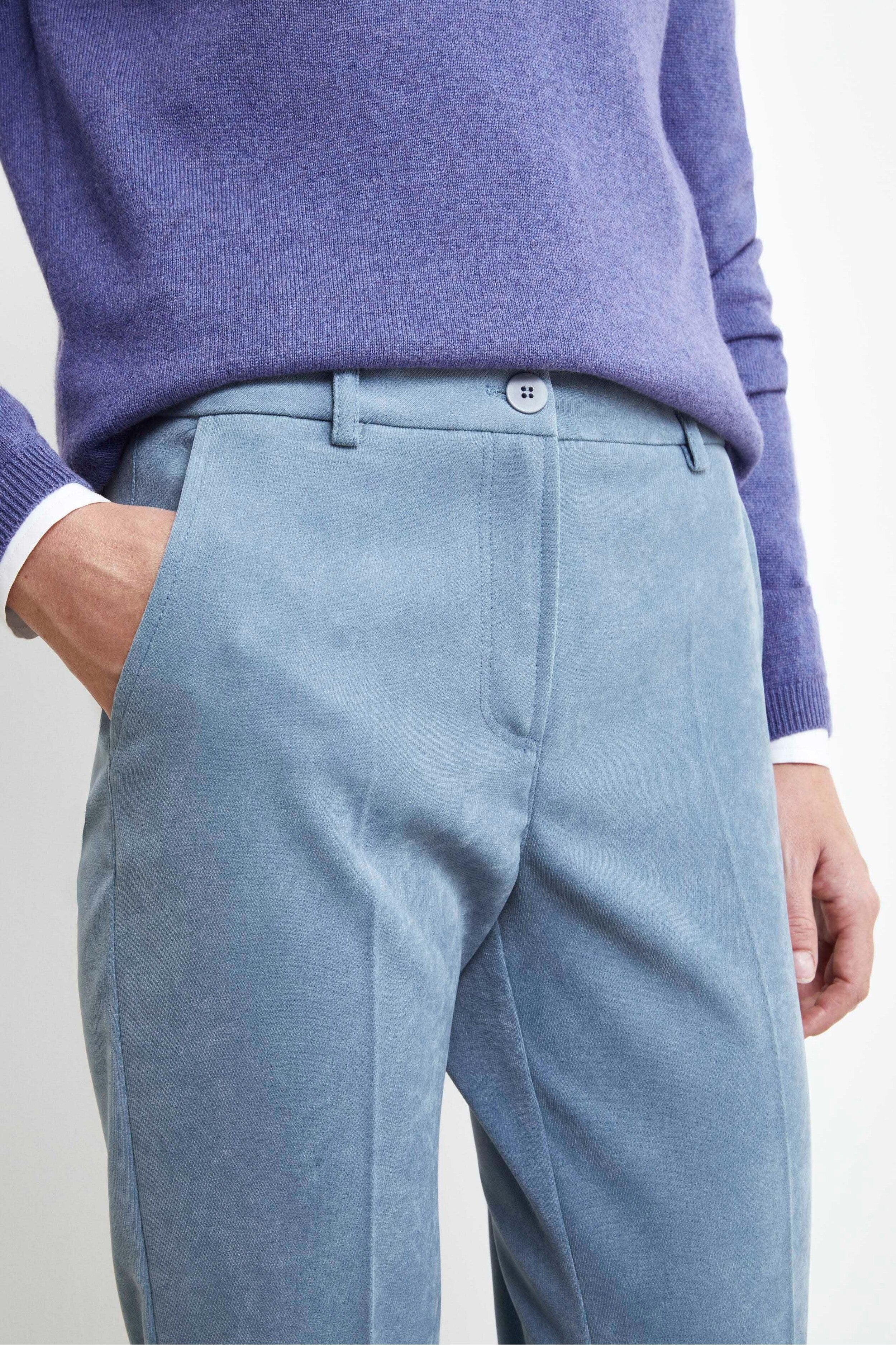 Pantaloni sigaretta in Velluto - CARTA ZUCCHERO