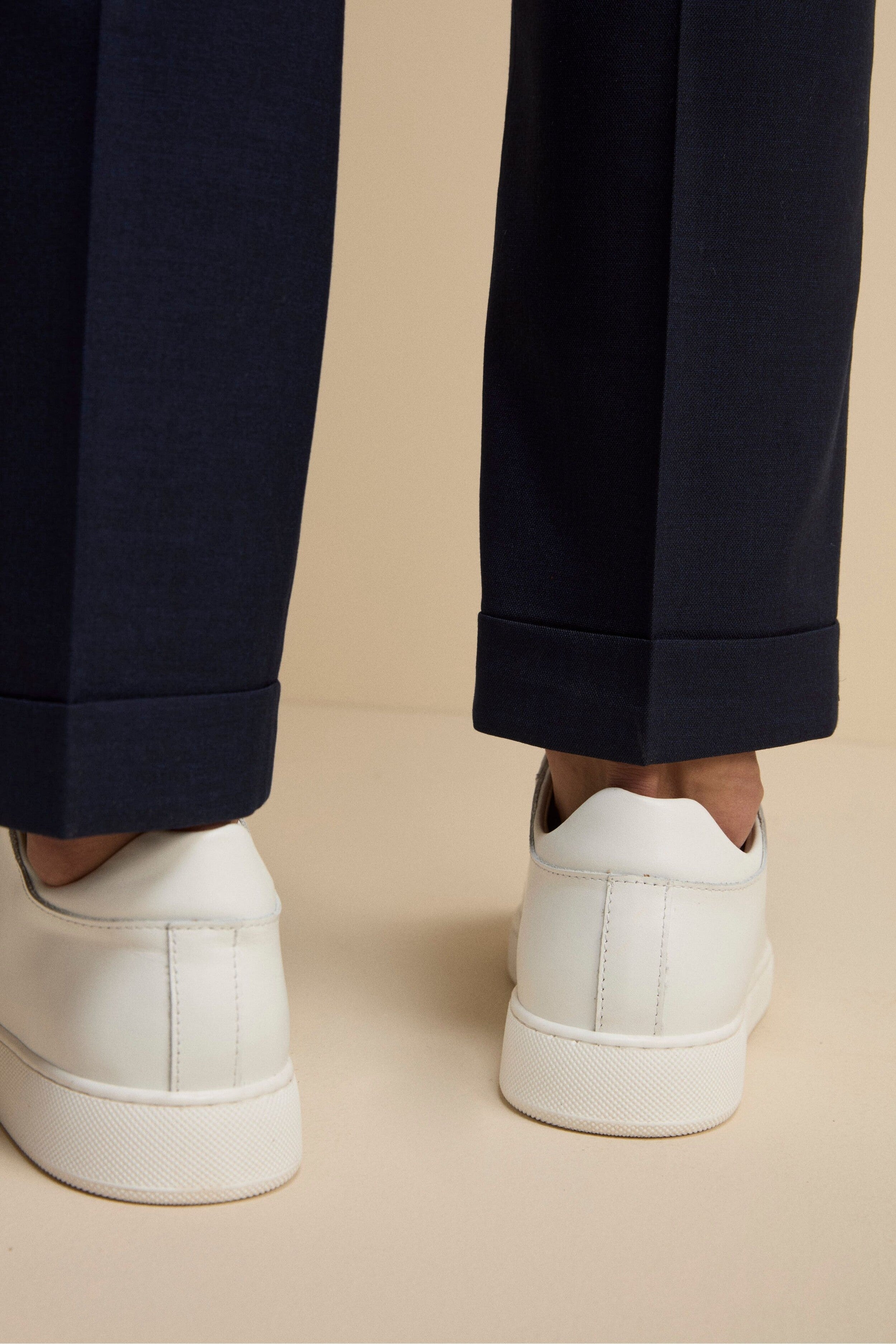 Sneakers Basse in Pelle - BIANCO