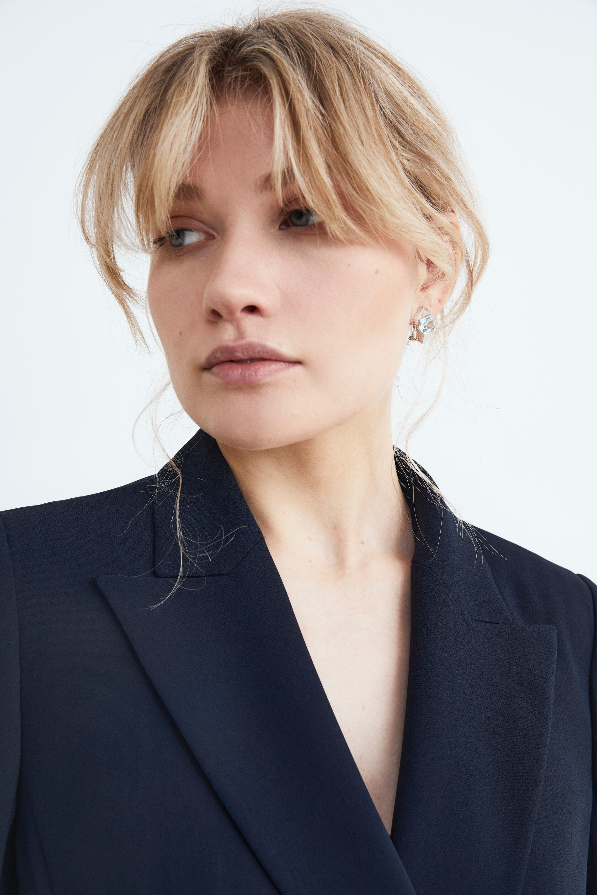 Blazer doppiopetto elegante - BLU