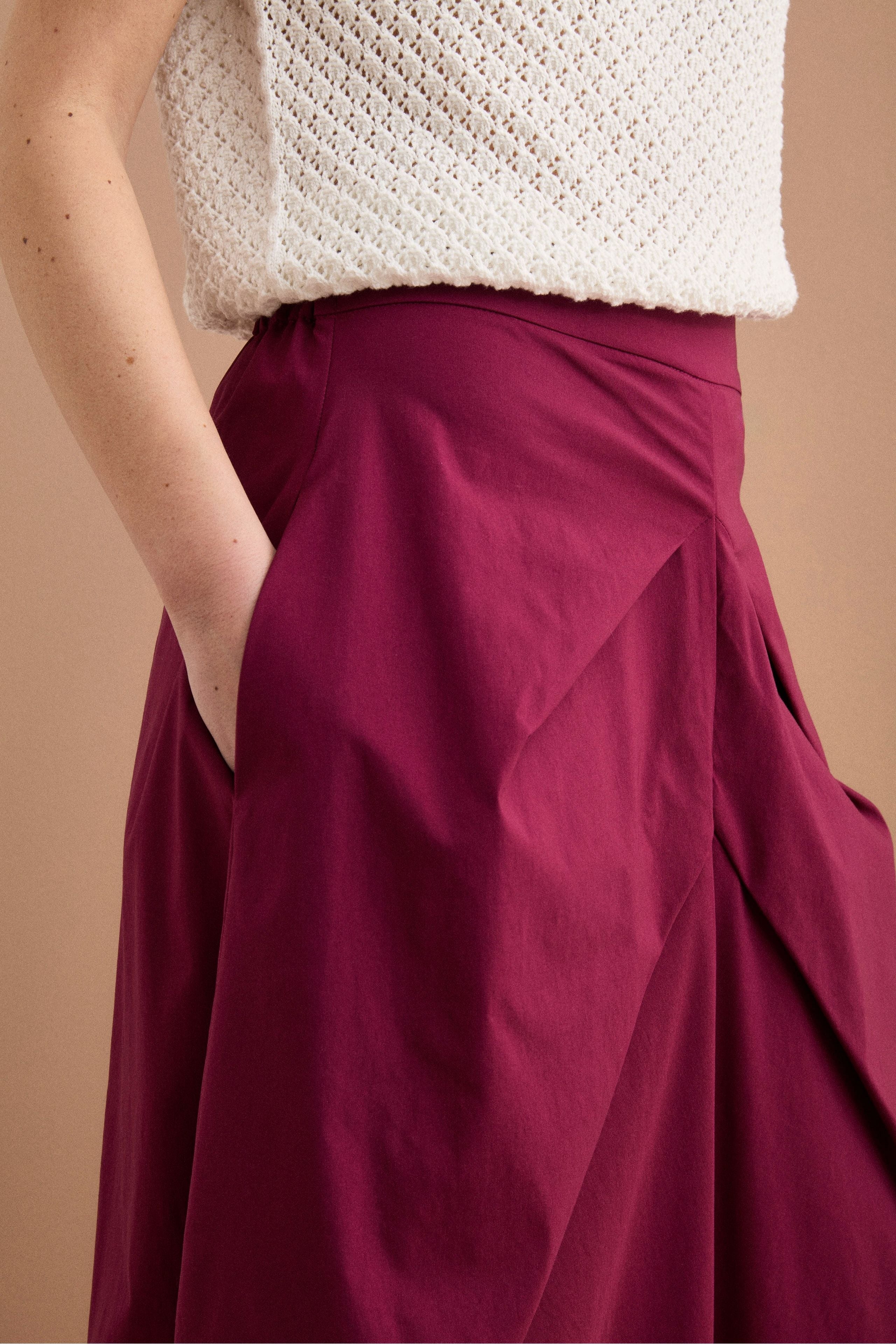 Gonna Lunga in Bengalina con Pinces - BORDEAUX