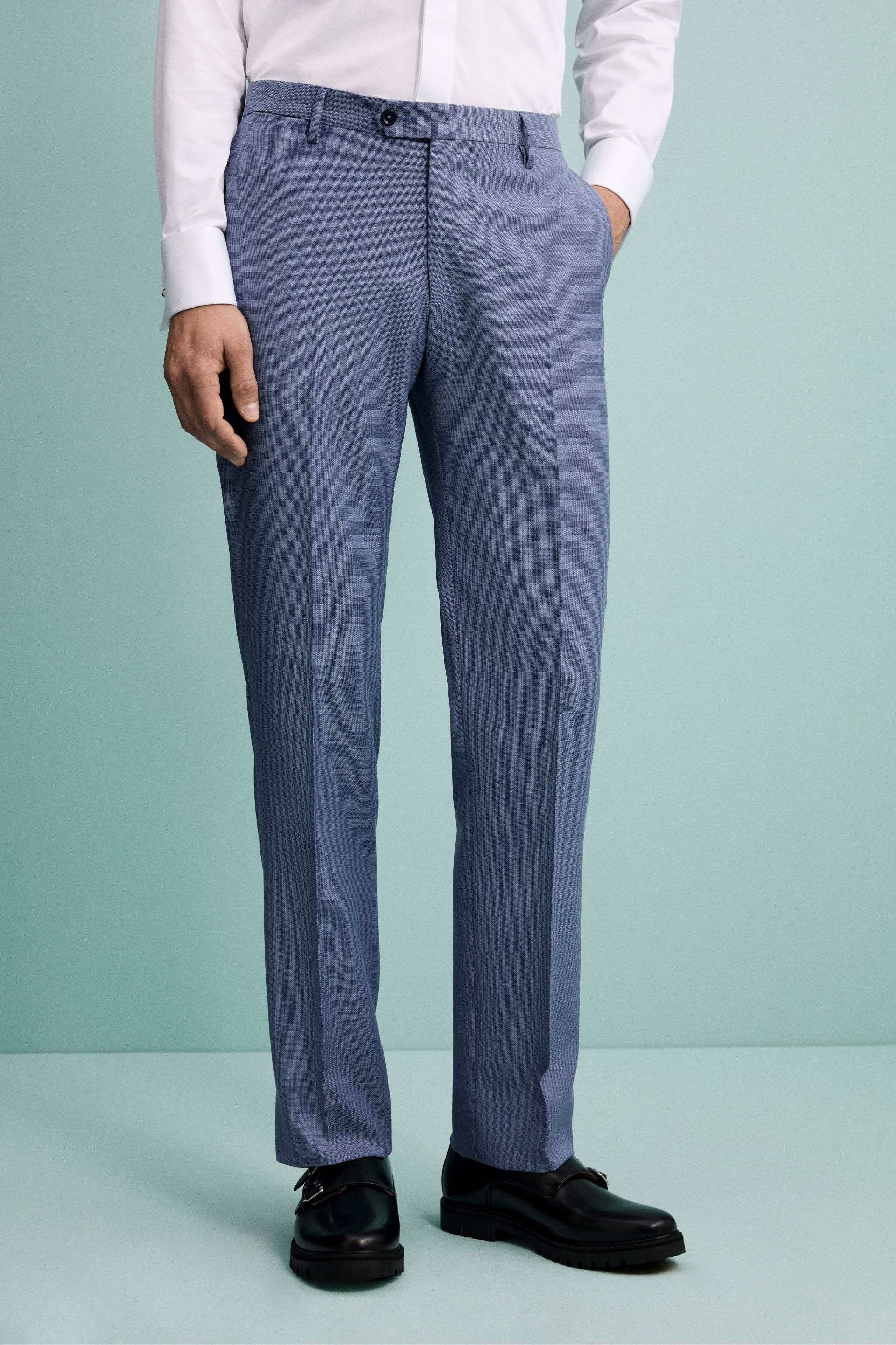 Abito Azzurro Regular Fit - AZZURRO