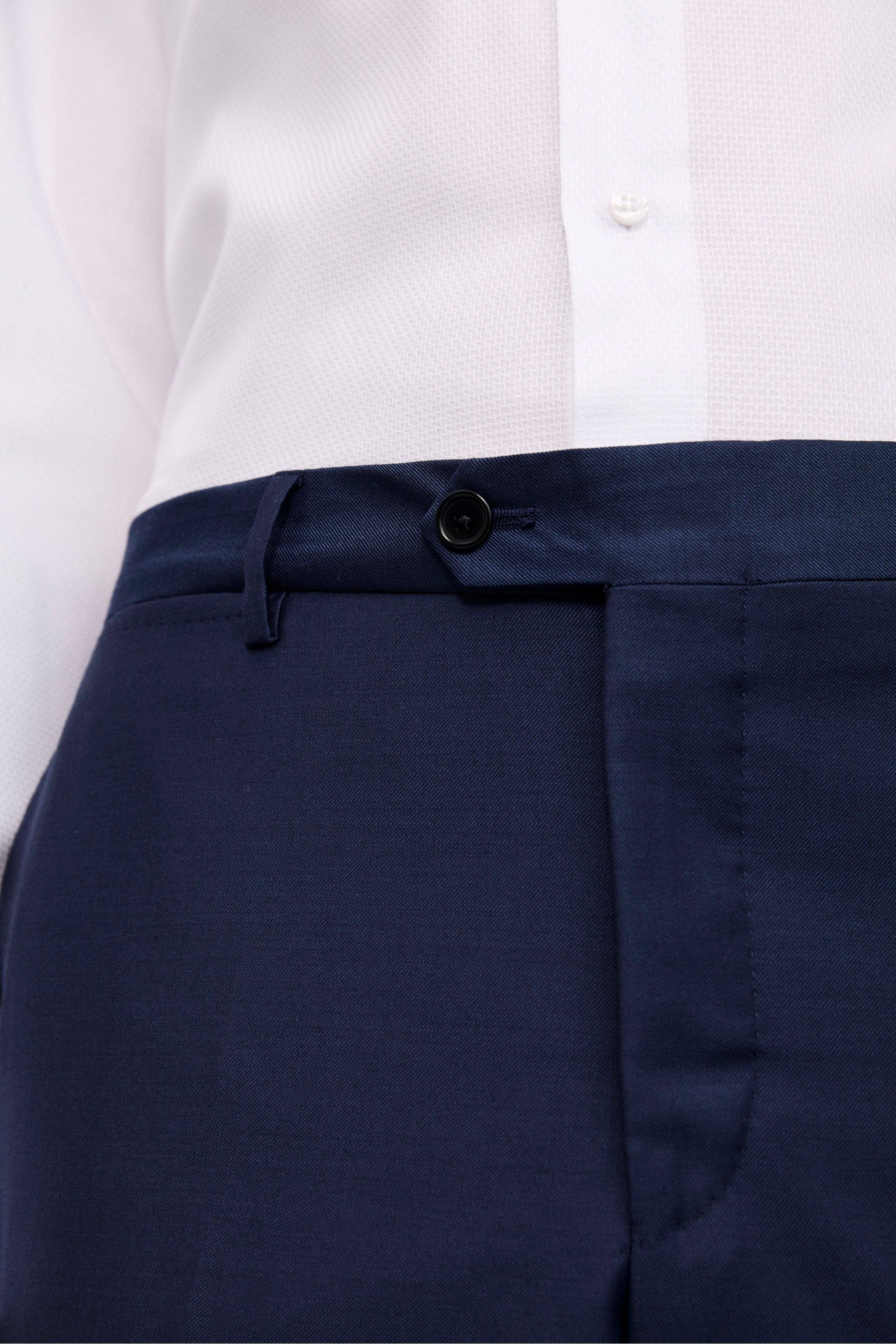 Pantalone da Cerimonia in Lana Vergine Drop 8 - BLU