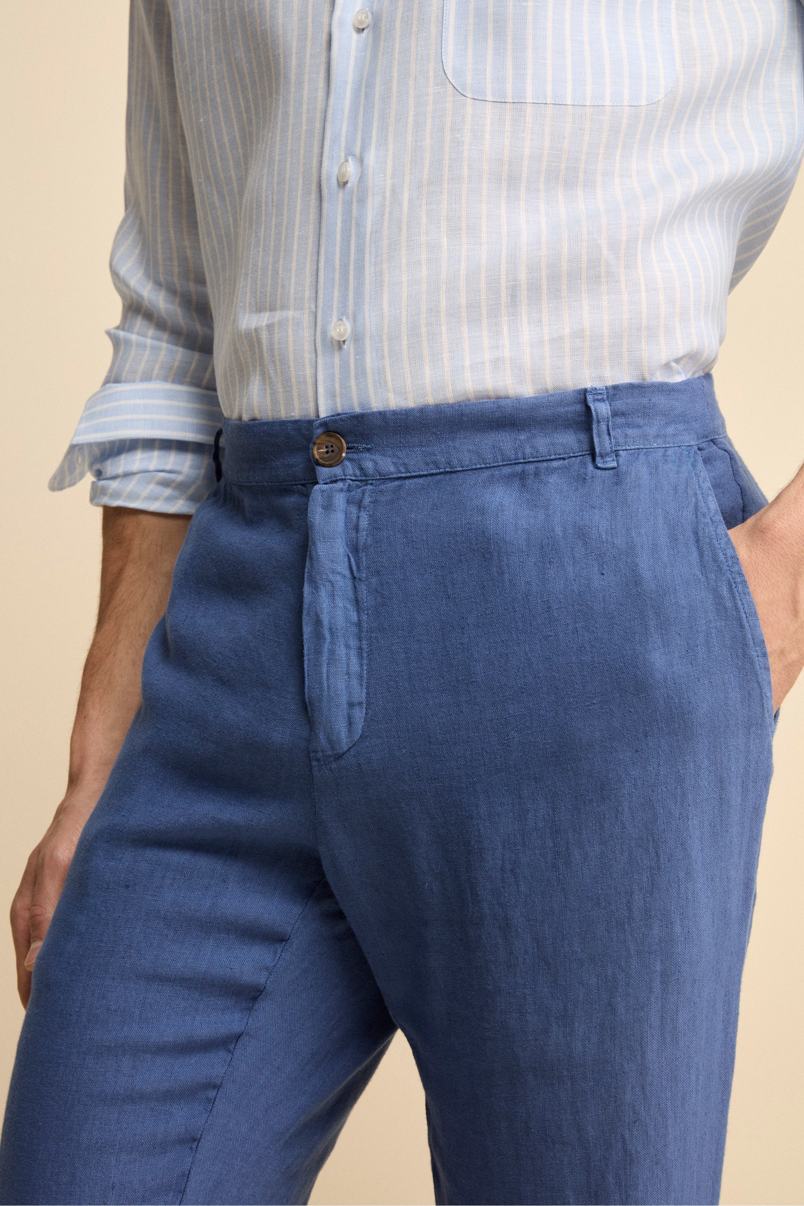 Pantalone Morbido in Lino - JEANS