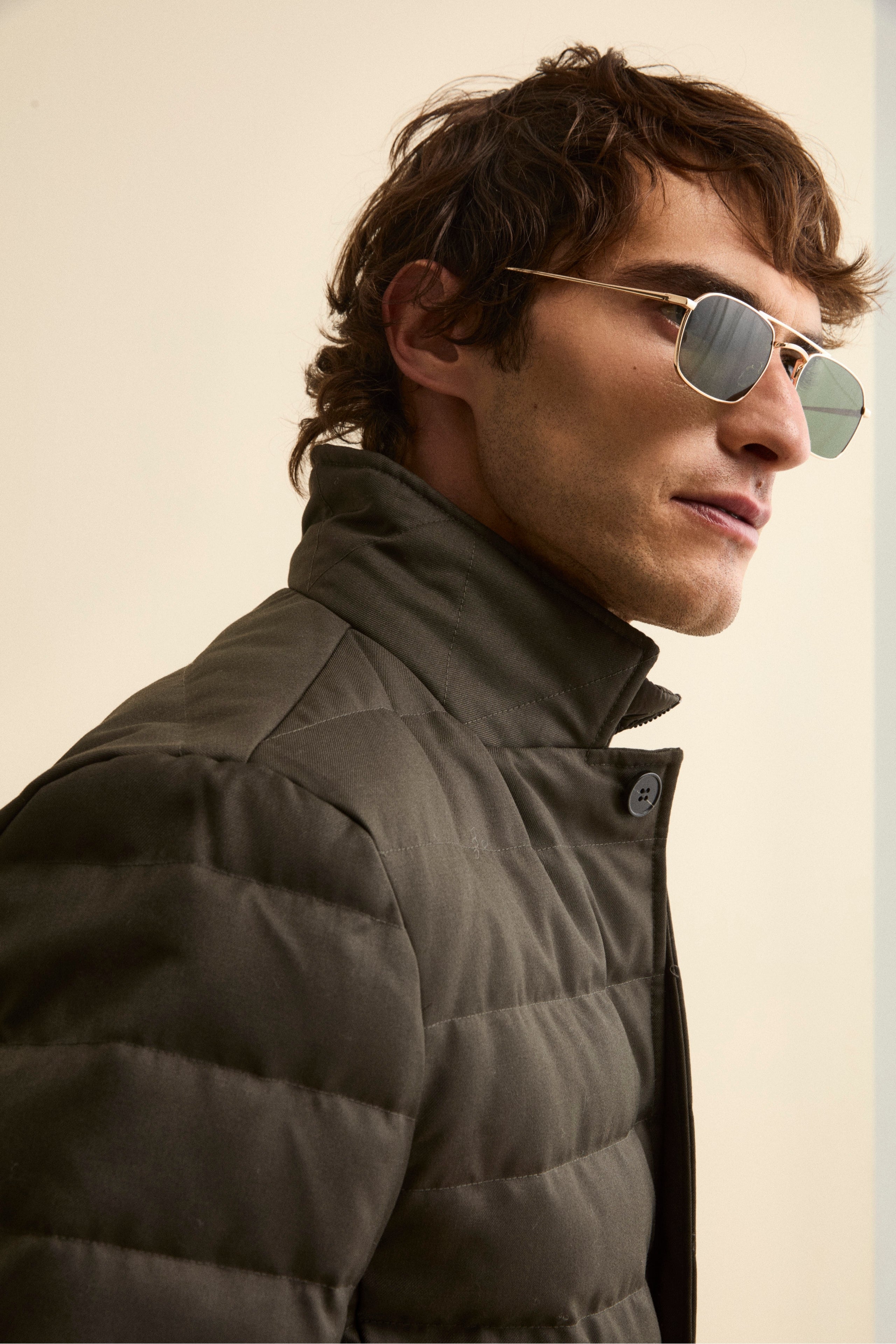 Padded Jacket with Bib - -