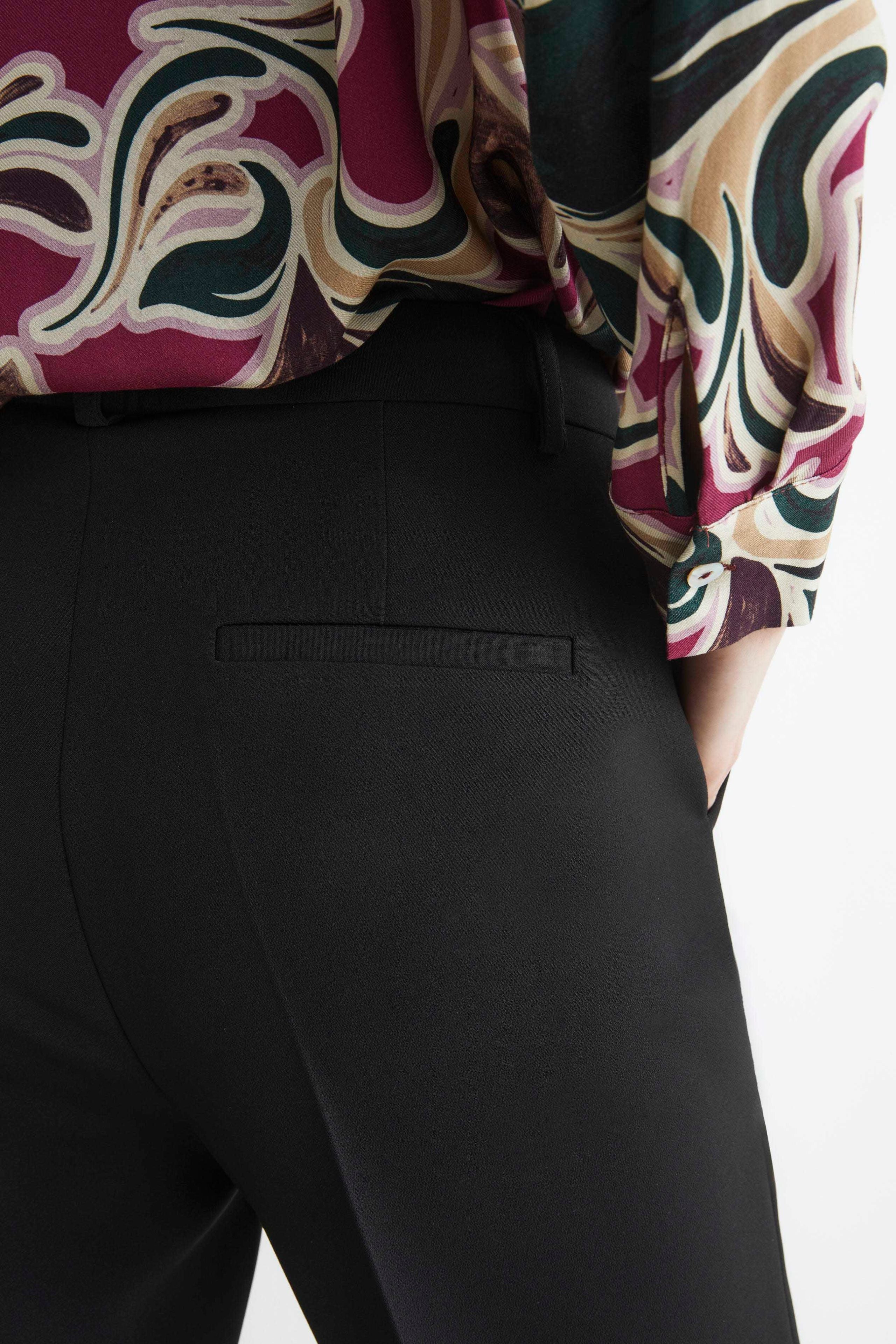 Pantalone dritto elegante - NERO