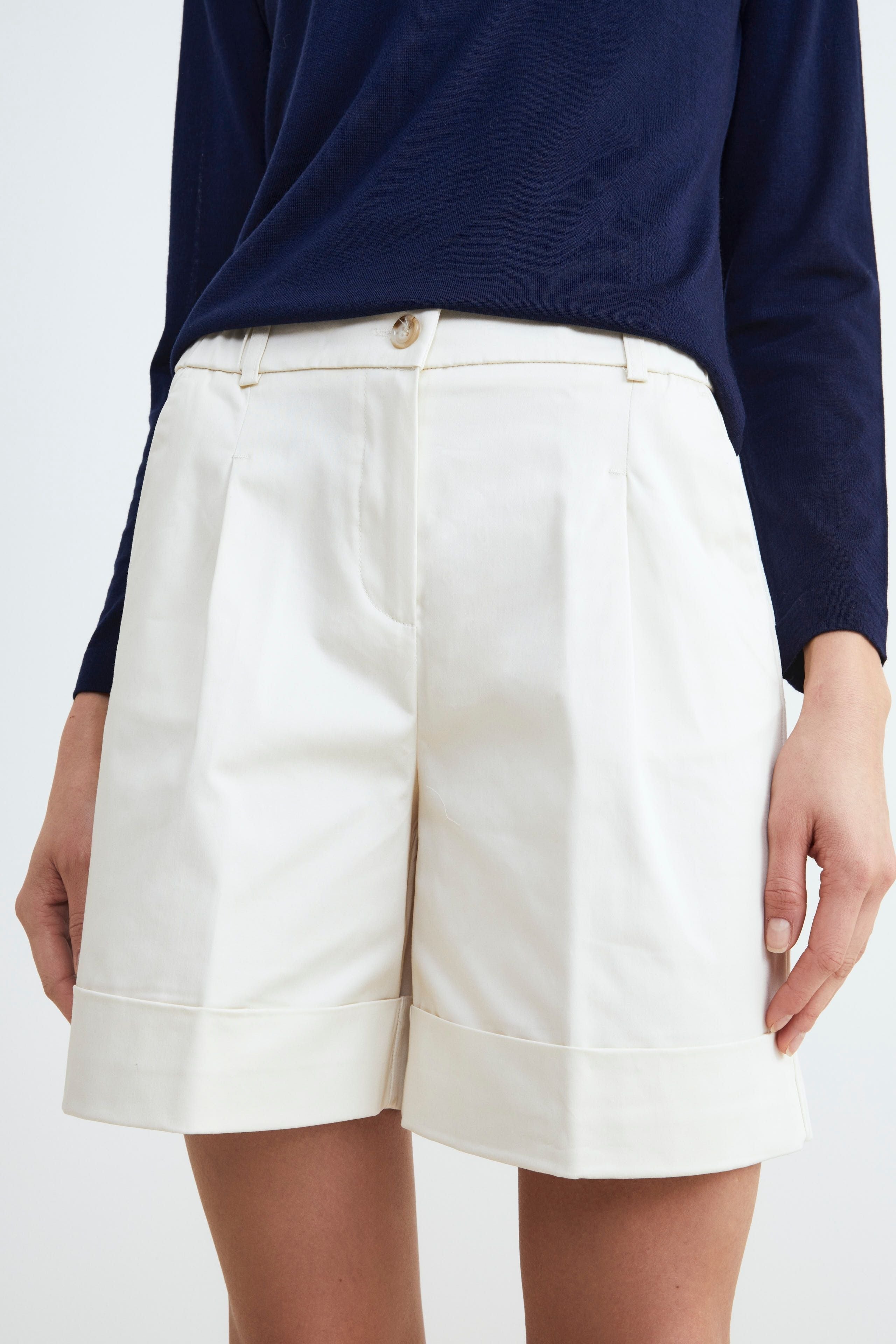 Shorts bianchi donna - PANNA
