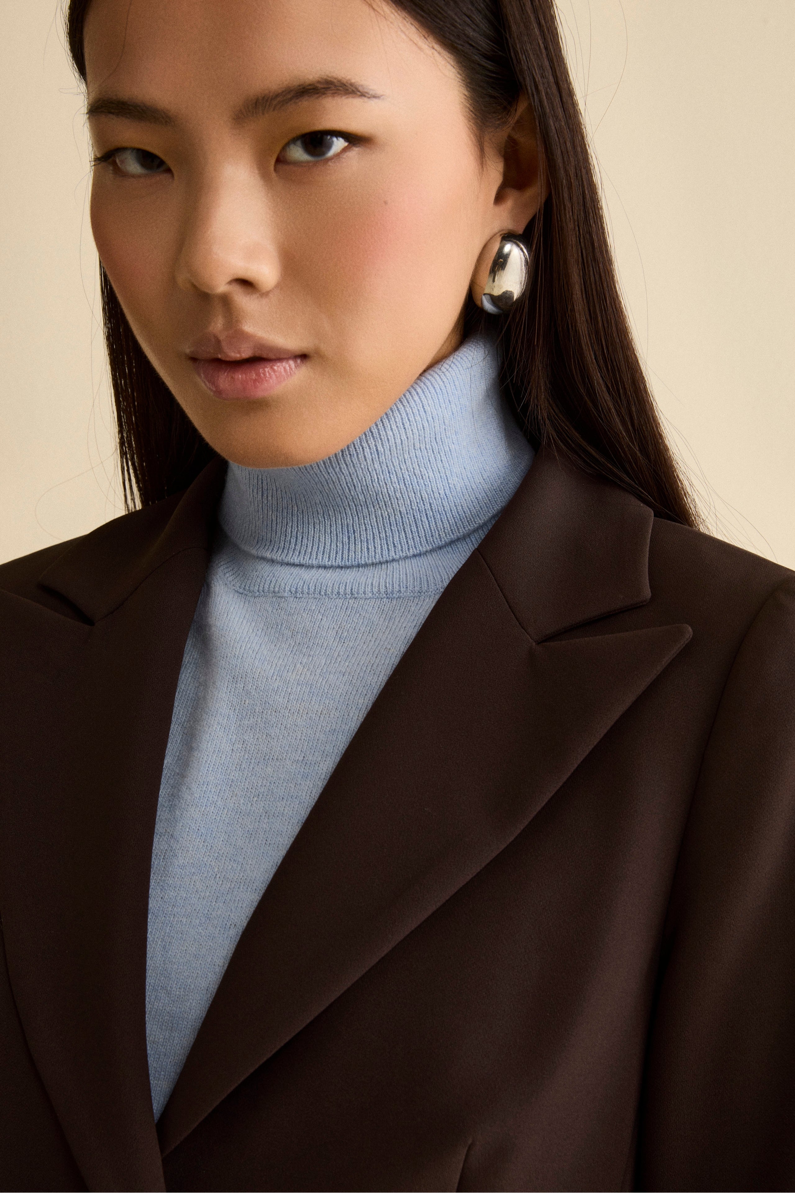 Gefüttertes Bi-Stretch-Sakko Regular Fit - braun