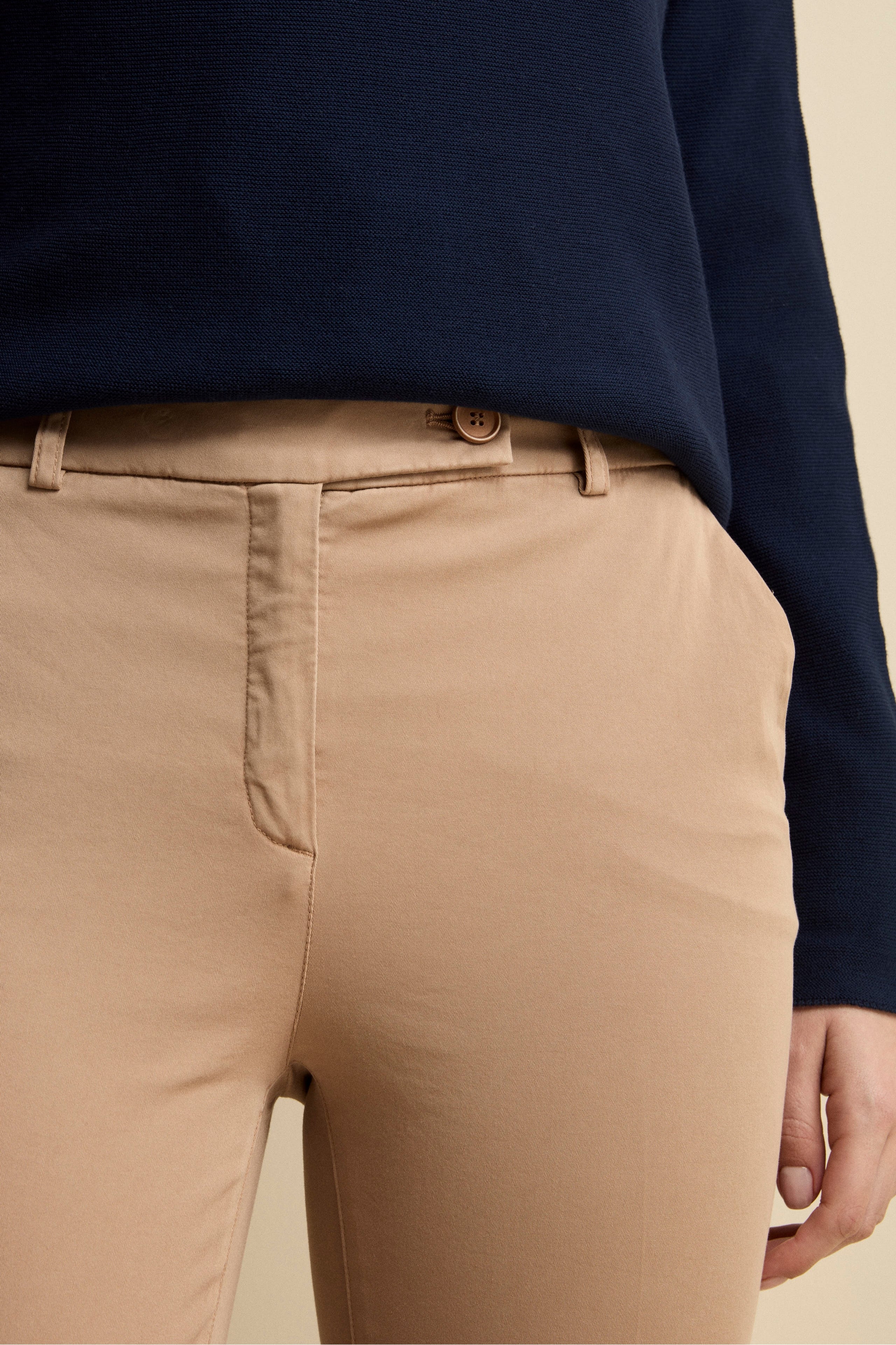 Pantalone Flare in Gabardina - TORTORA